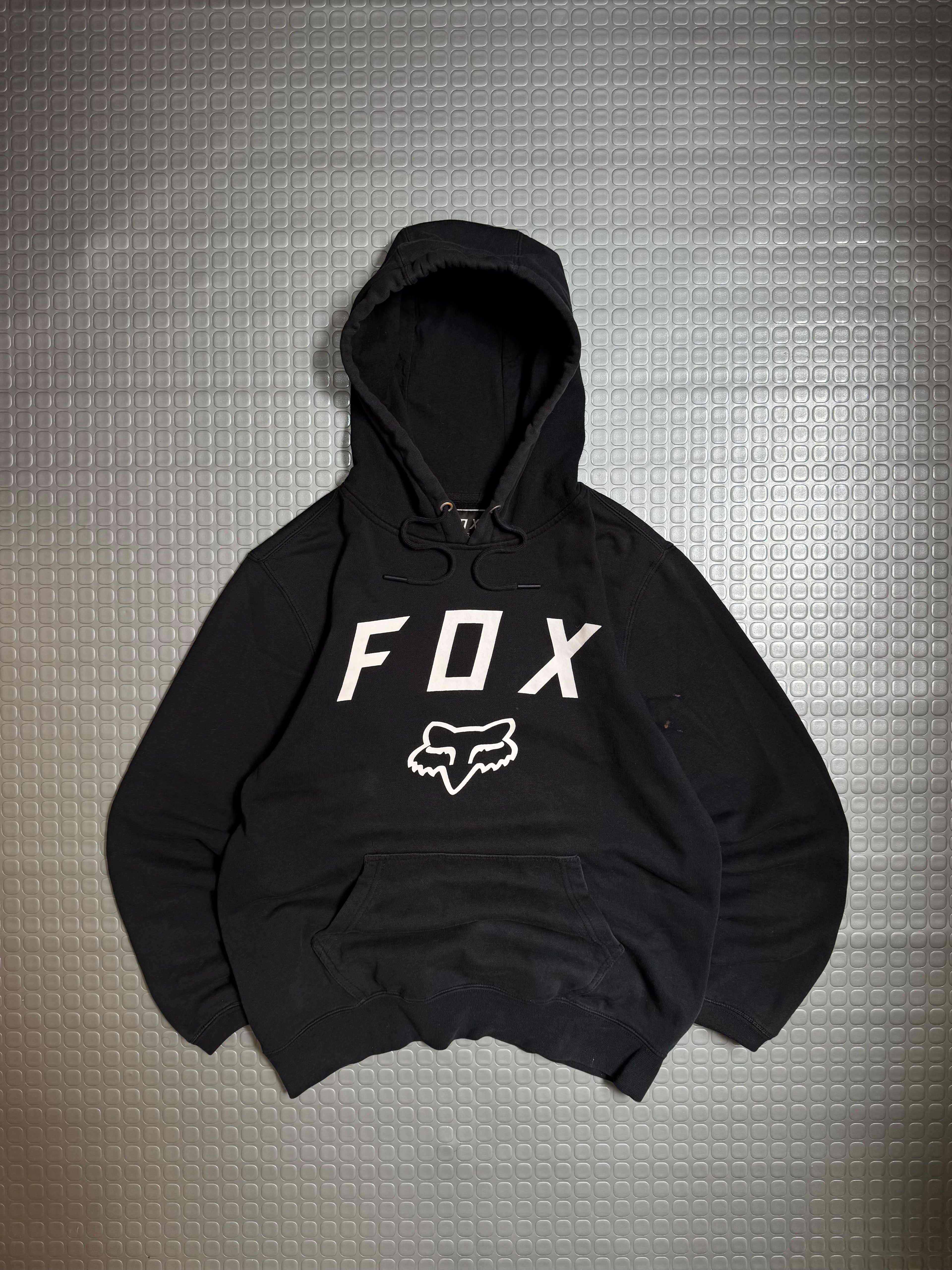 HOODIE BIG FLAG FOX 100% COTTON