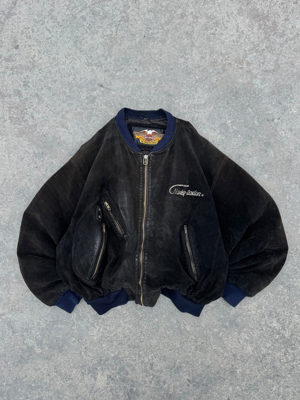 HARLEY DAVIDSON BOMBER JACKET V-TWIN POWER V2 MOTOR