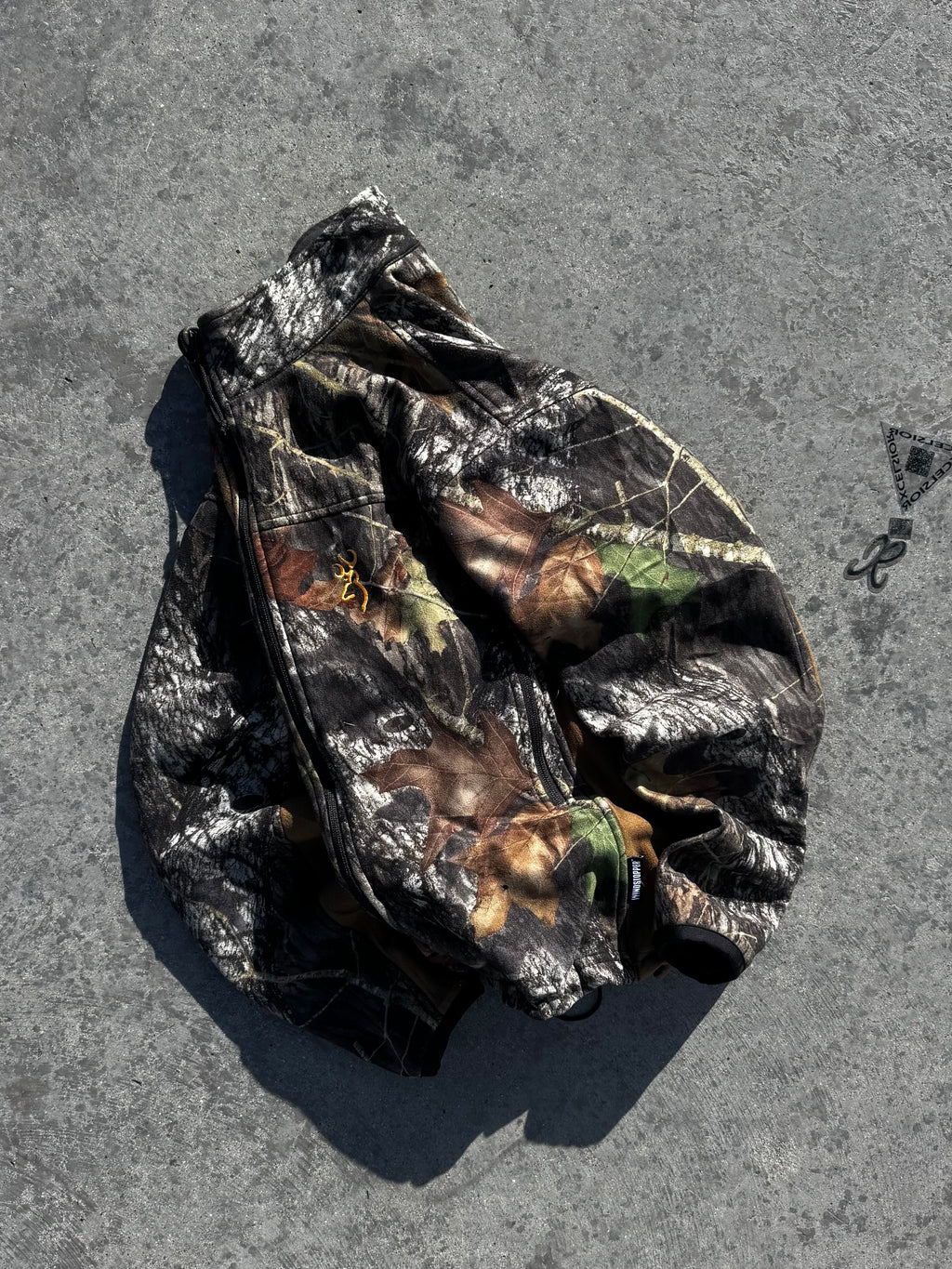 REALTREE FLACE DOBLE ZIP JACKET BROWNING AUTHENTIC