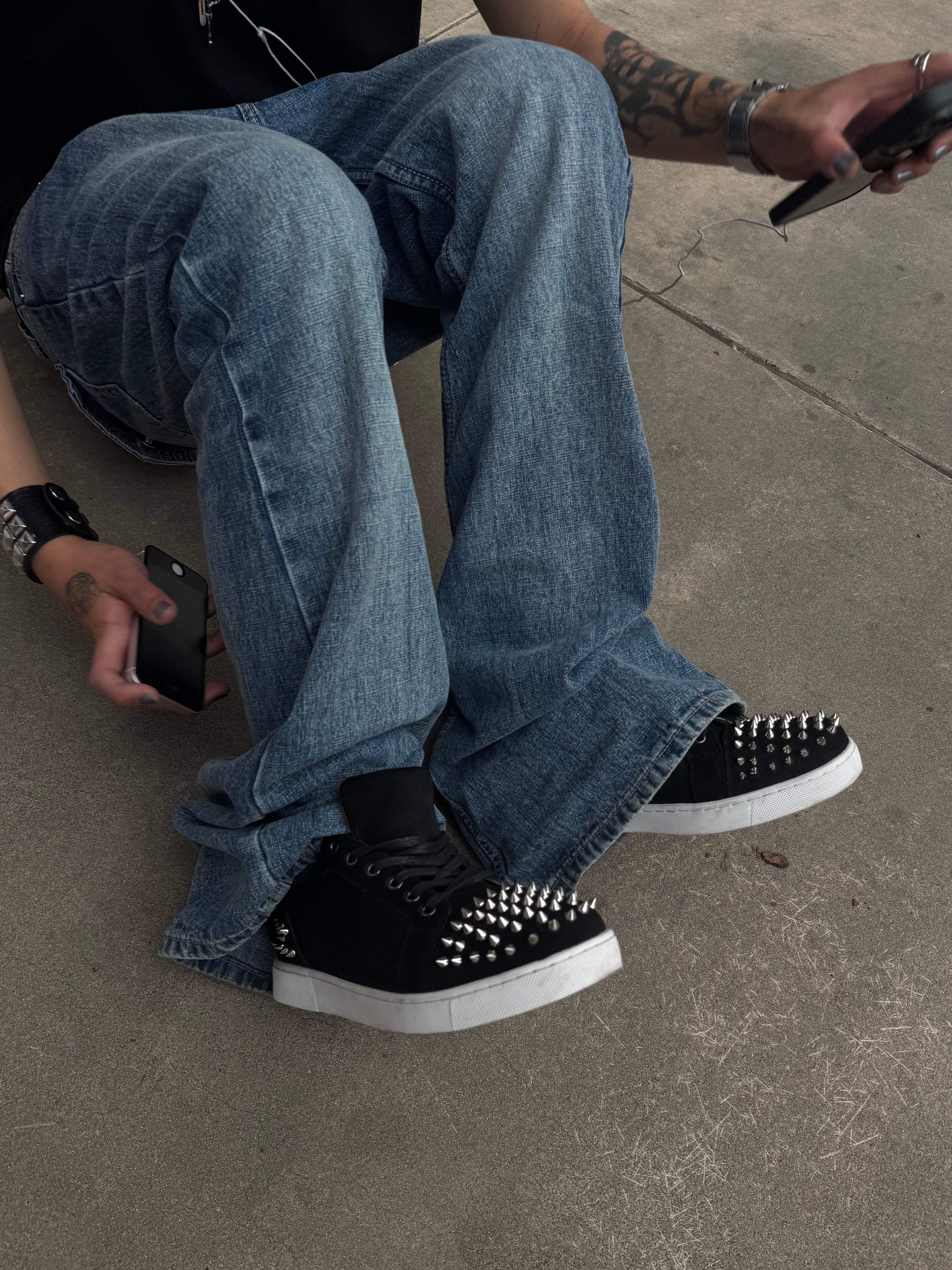 CHRISTIAN LOUBOUTIN BLACK SHOES