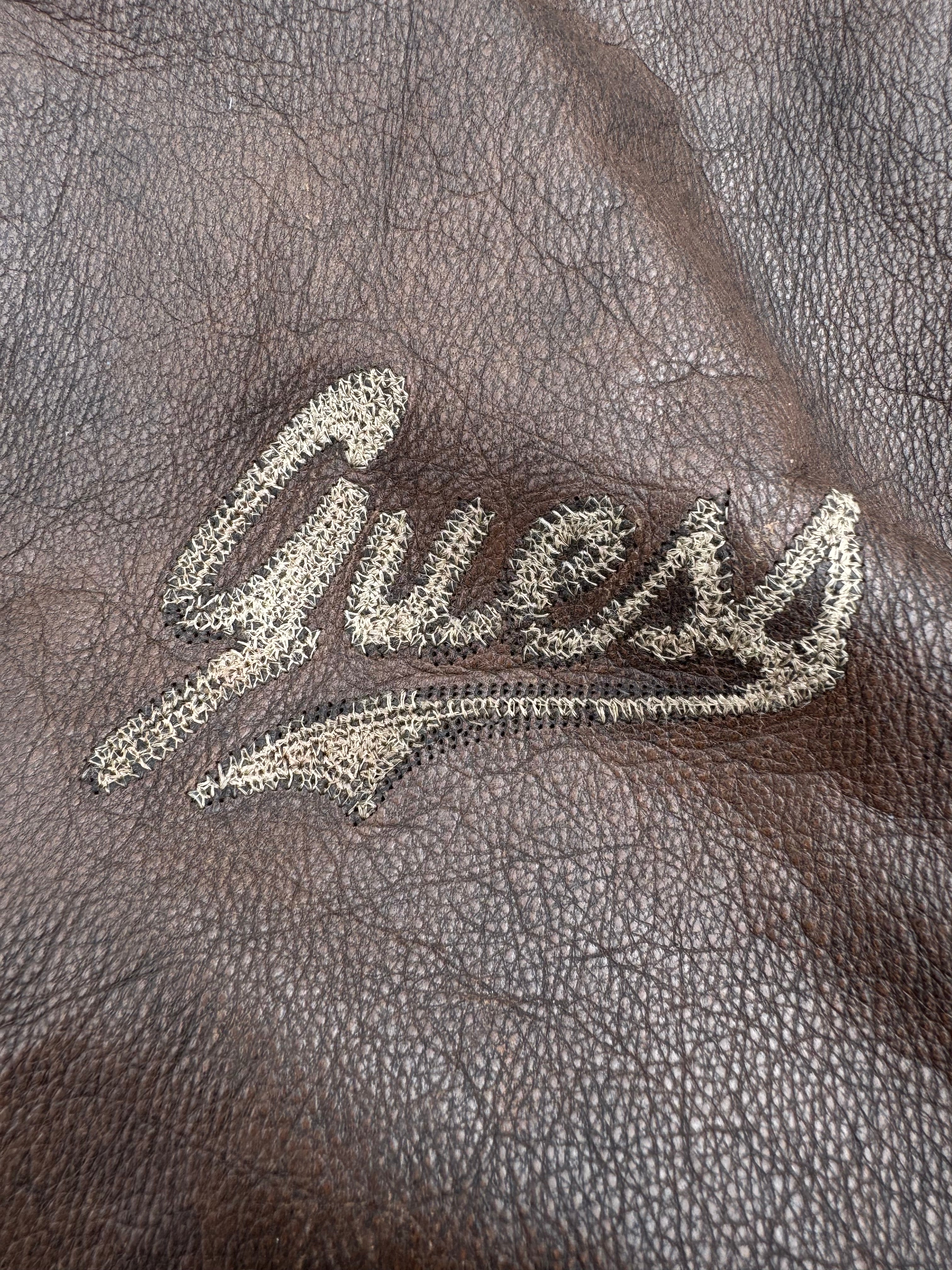 GUESS USA BOMBER JACKET COFFE VINTAGE