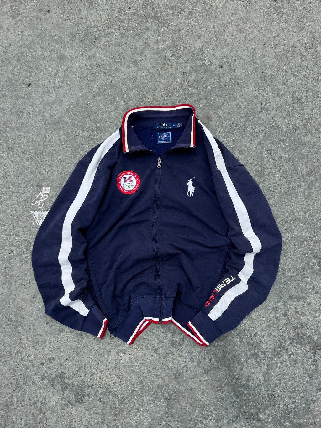 FULL ZIP POLO RALPH LAUREN TEAM USA JUEGOS OLÍMPICOS DE RIO 2016