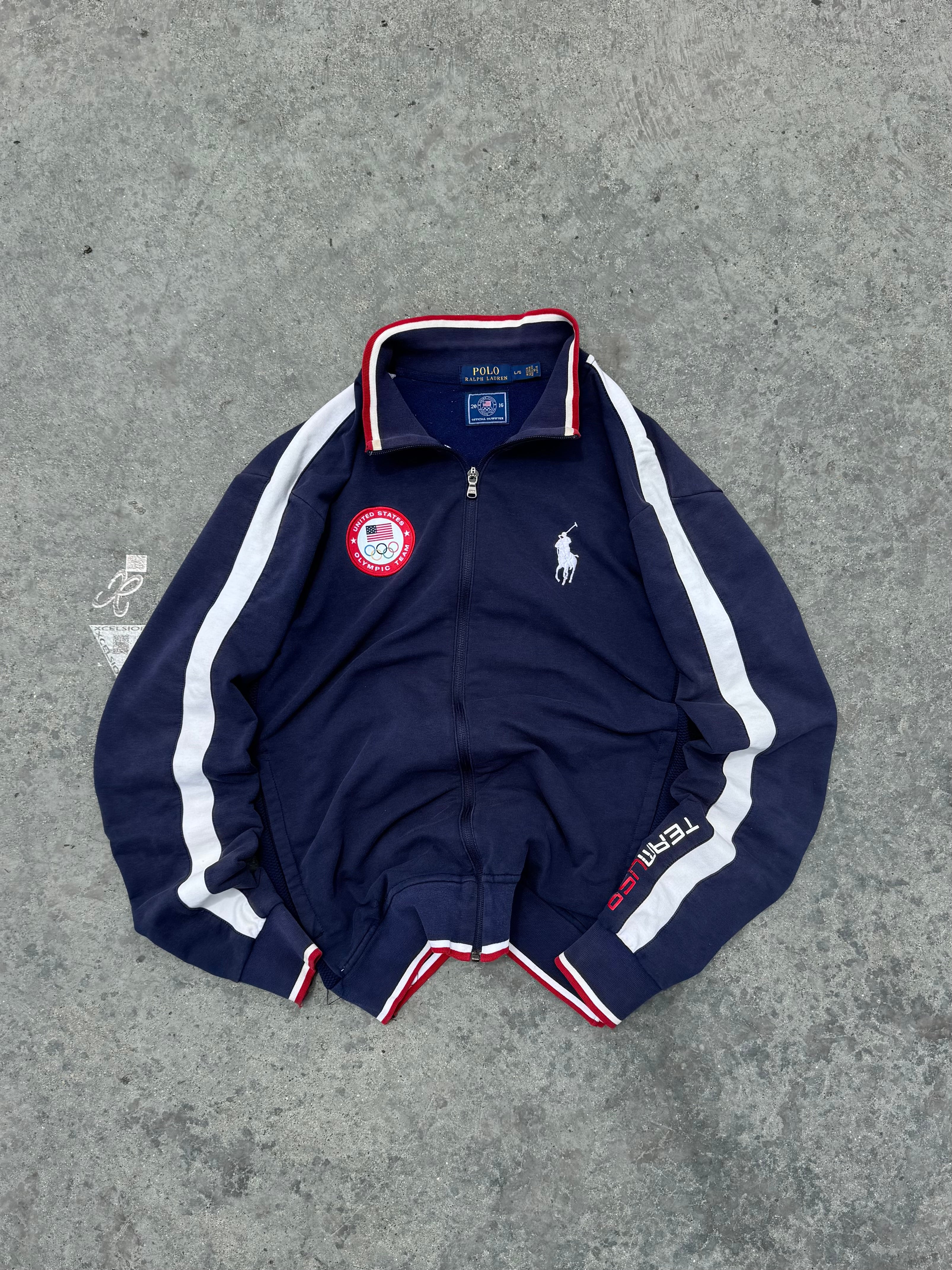 FULL ZIP POLO RALPH LAUREN TEAM USA JUEGOS OLÍMPICOS DE RIO 2016