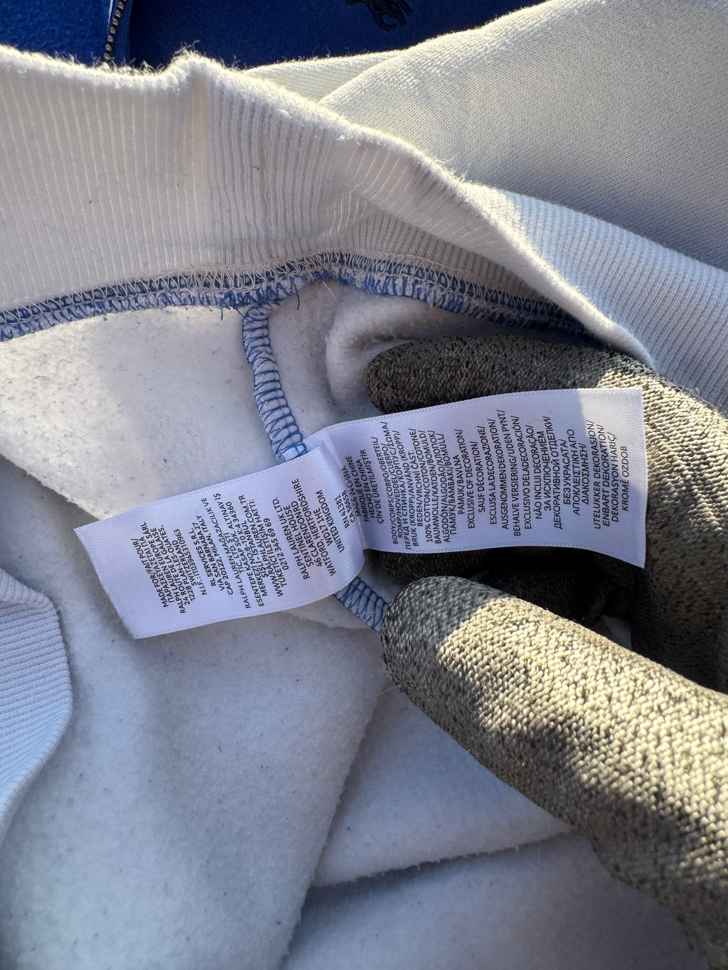 HOODIE QUARTER ZIP POLO RALPH LAUREN LEGIT