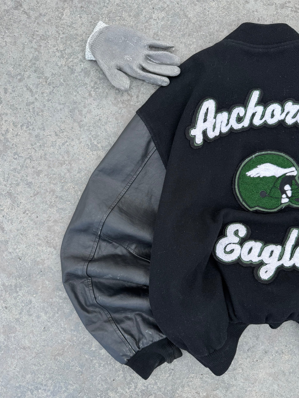 VARSITY JACKET BIG LOGO EAGLES NEW ZLANDER OG 1999