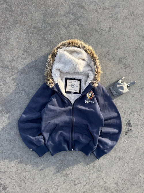 BLUE ABERCROMBIE MINI BOX LOGO