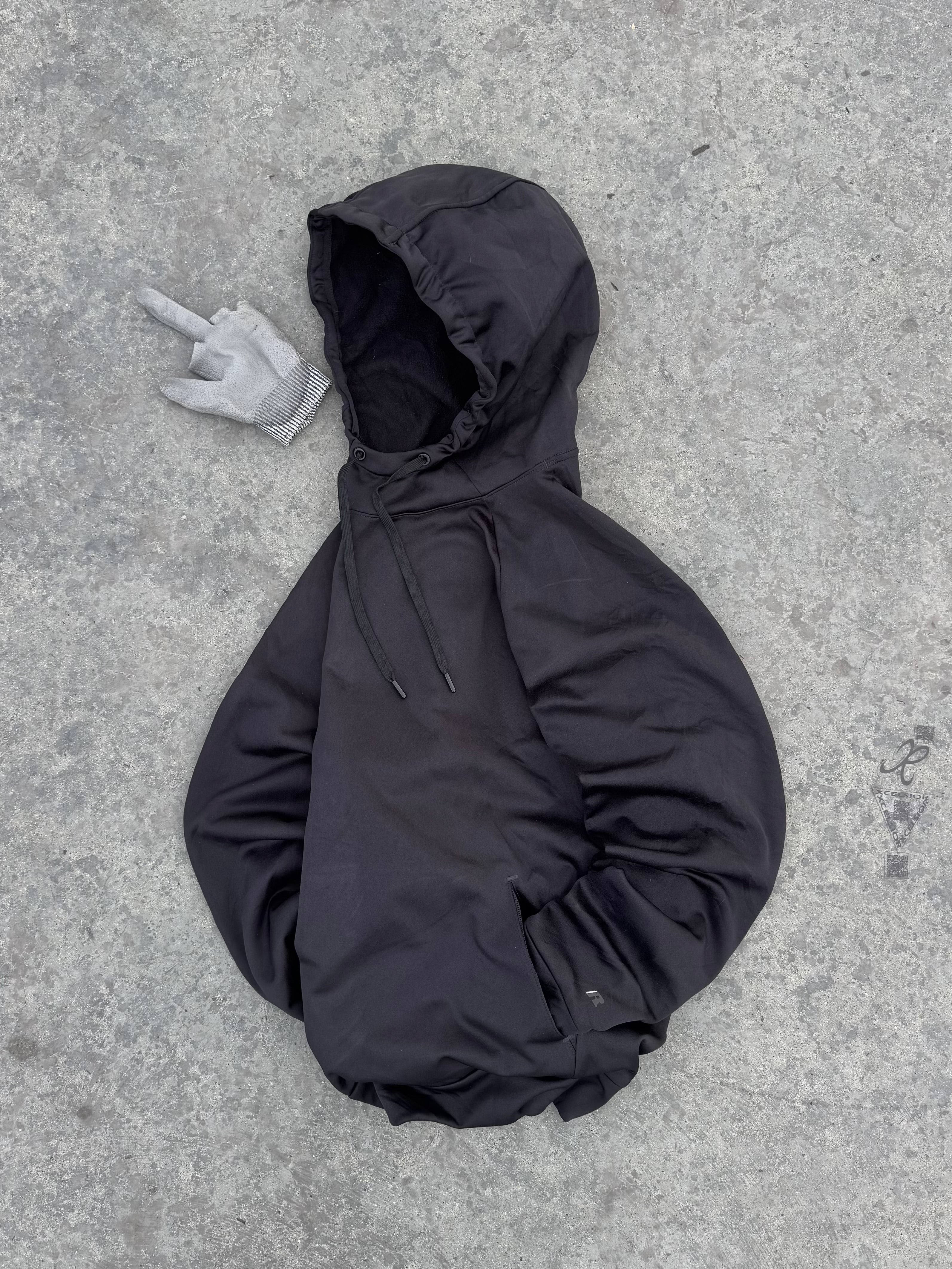 BLACK HOODIE “DRIPOWER 360”RUSSELL LEGIT