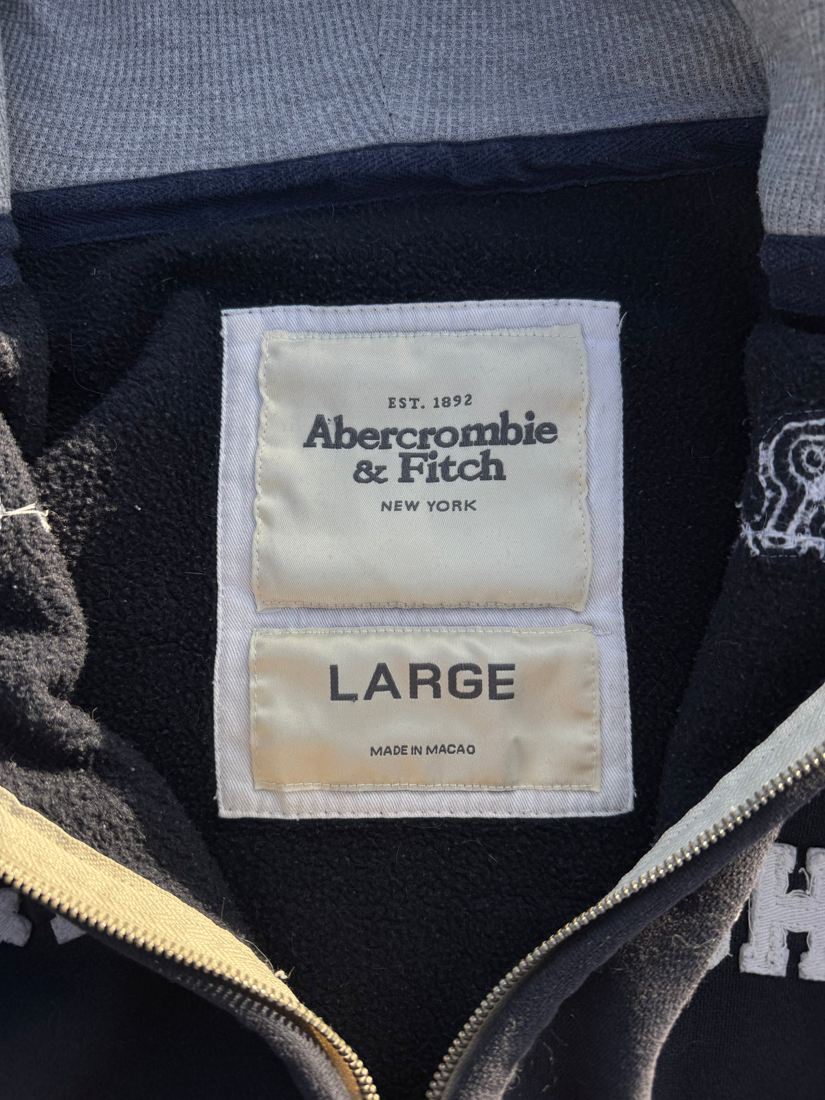 ABERCROMBIE ZIP HOODIE LEGIT