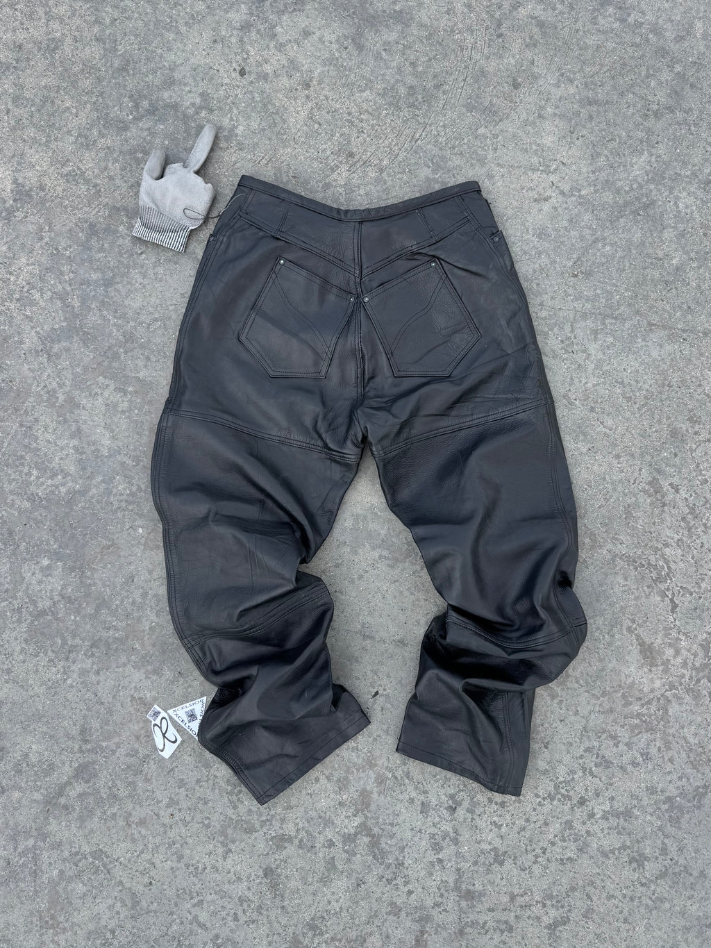 RARE PANT 100% CUERO AUTENTICO BLACK