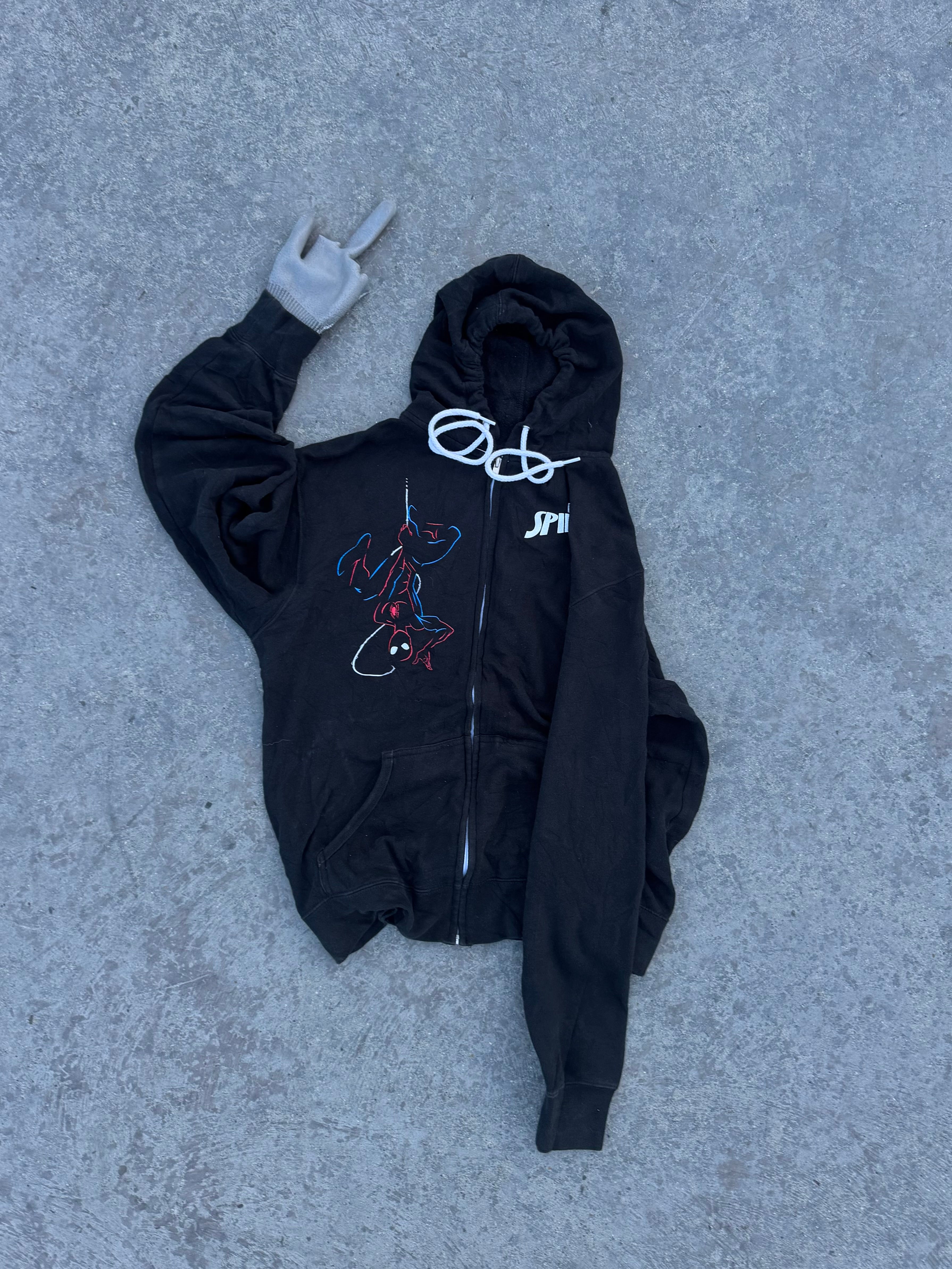 RARE SPIDERMAN-MAN ZIPPER JACKET MARVEL OG