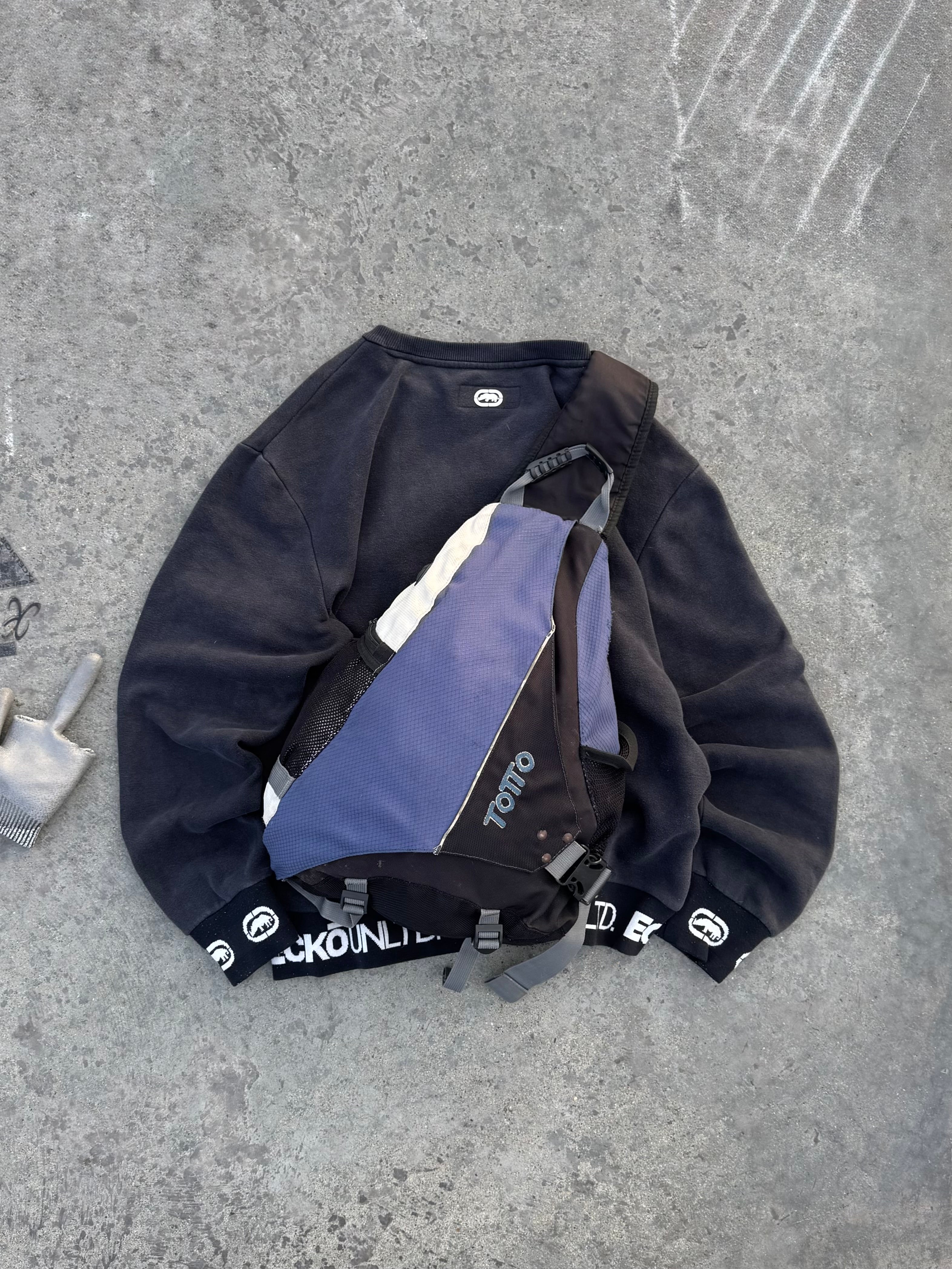 COMBO 2x1 LONGSLEEVE ECKO & SLING BAG TOTTO OG PIECES