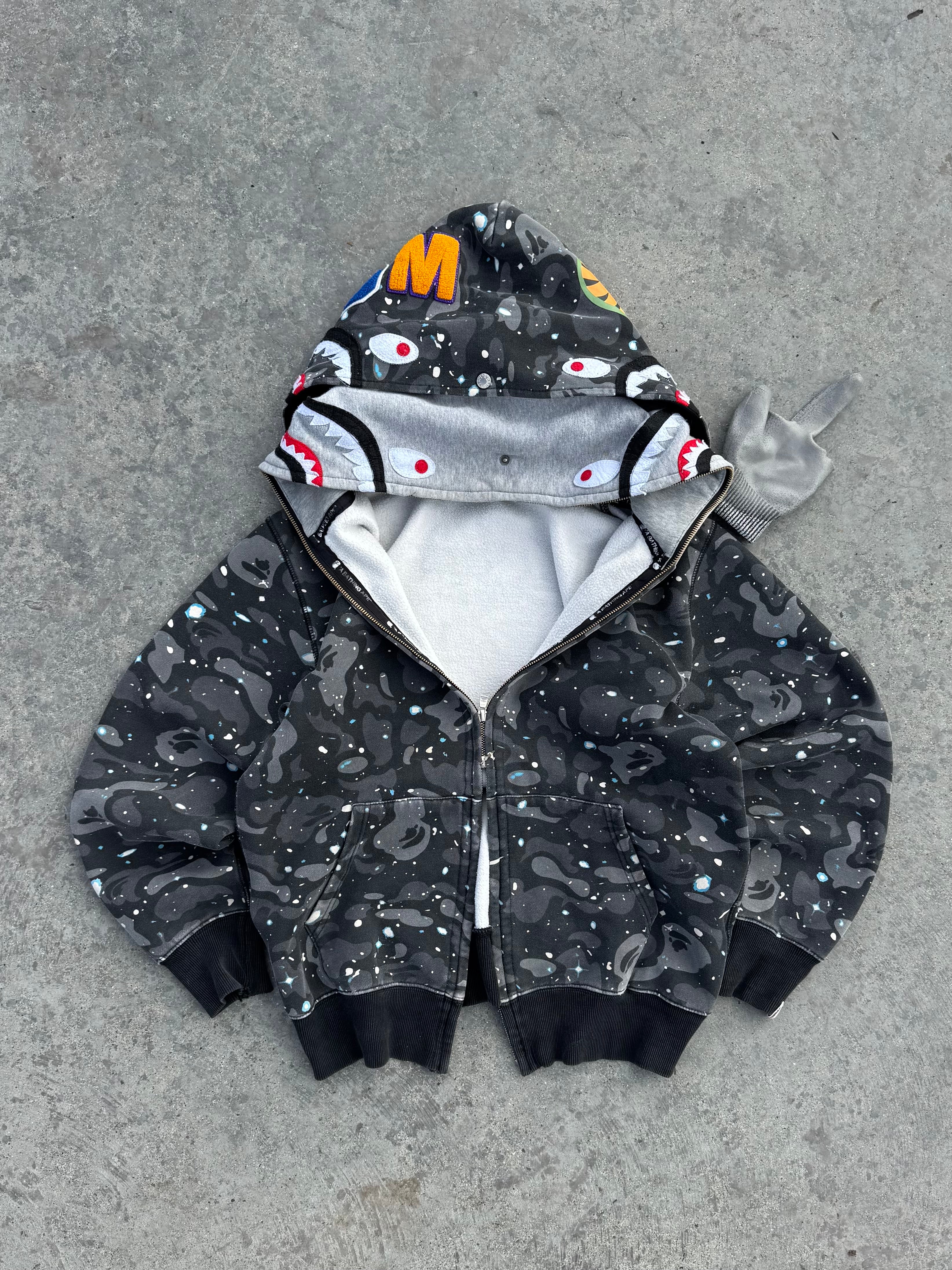 BAPE SHARK DOBLE CAPOTA