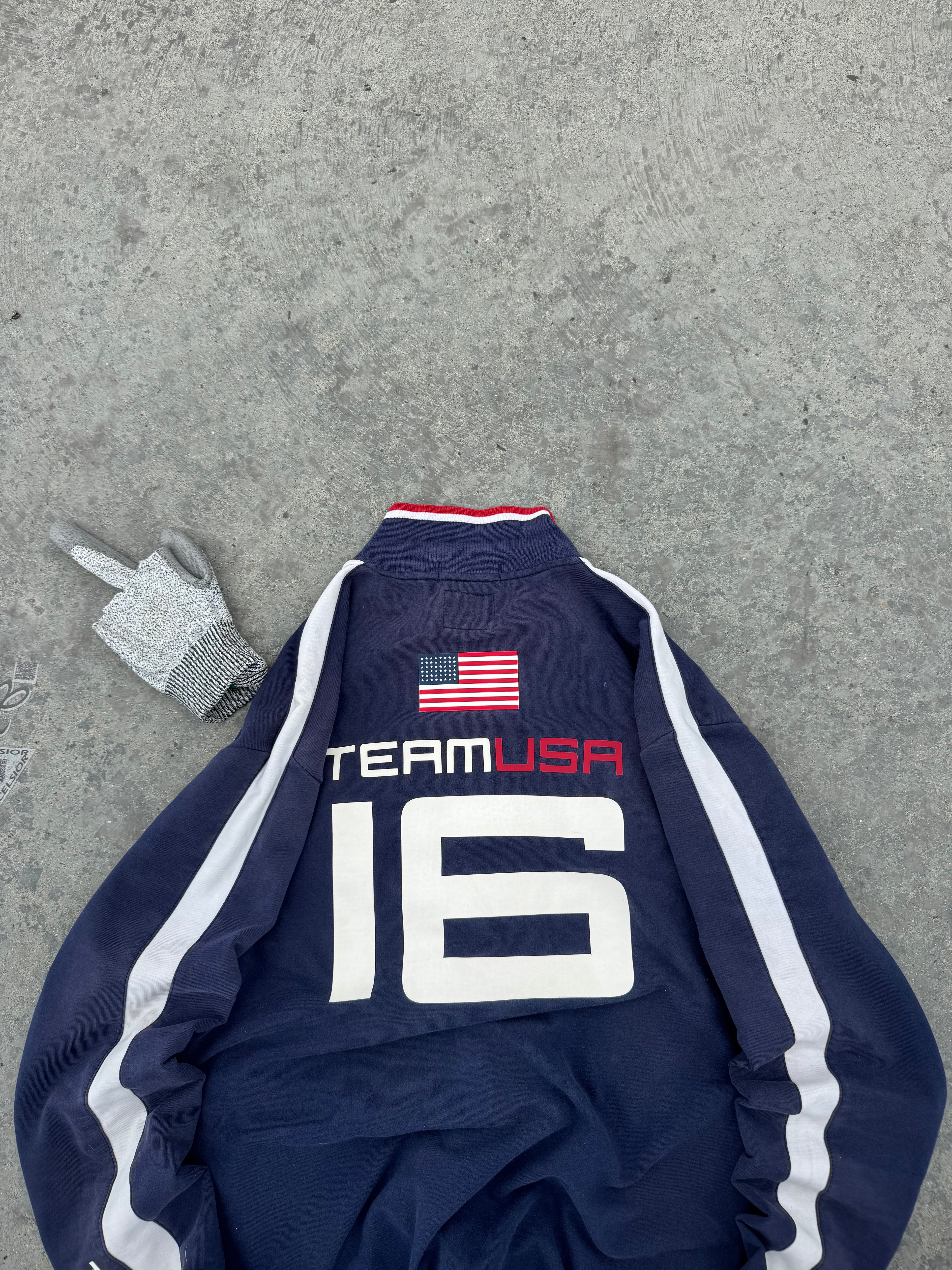 FULL ZIP POLO RALPH LAUREN TEAM USA JUEGOS OLÍMPICOS DE RIO 2016