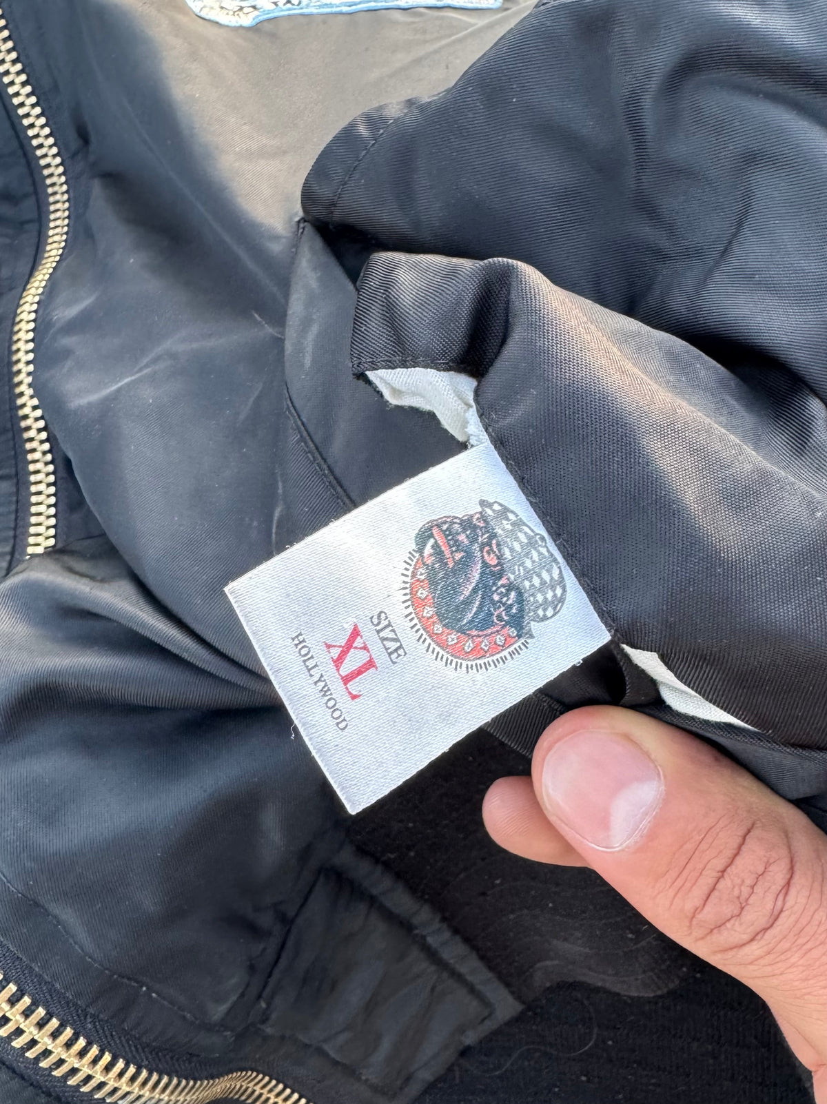 ED HARDY BOMBER JACKET “DEATH BEFORE DISHONOR” REVERSIBLE 🇯🇵&🇺🇸 LEGIT PIECE