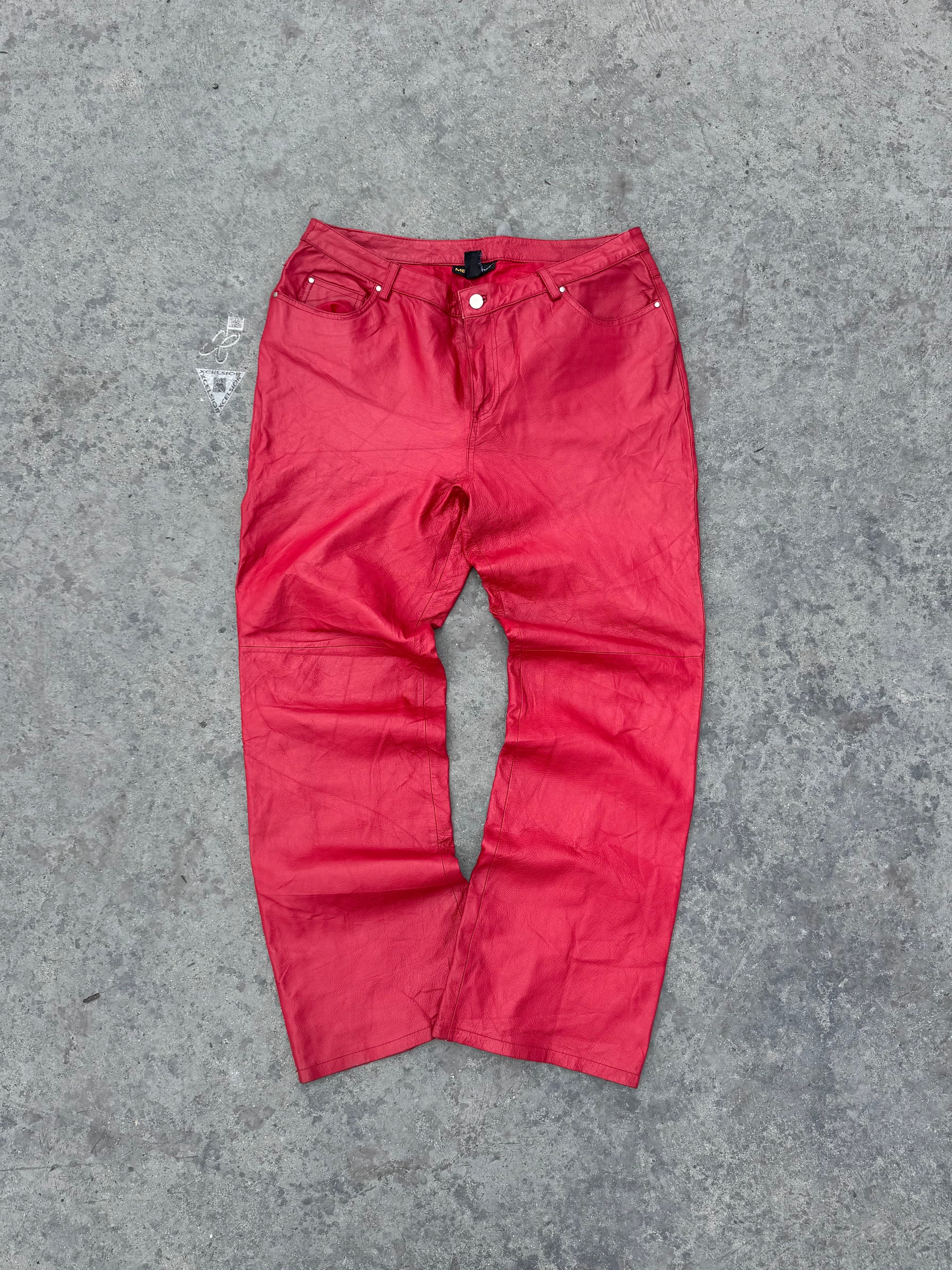 RARE PANT CUERO RED UNISEX FIT