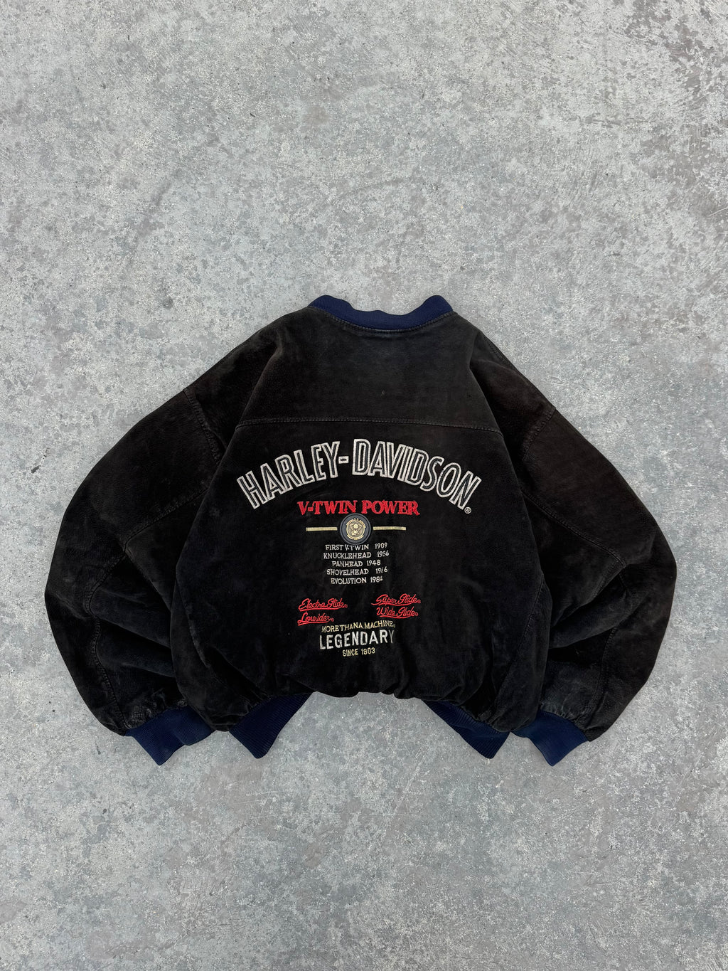 HARLEY DAVIDSON BOMBER JACKET V-TWIN POWER V2 MOTOR