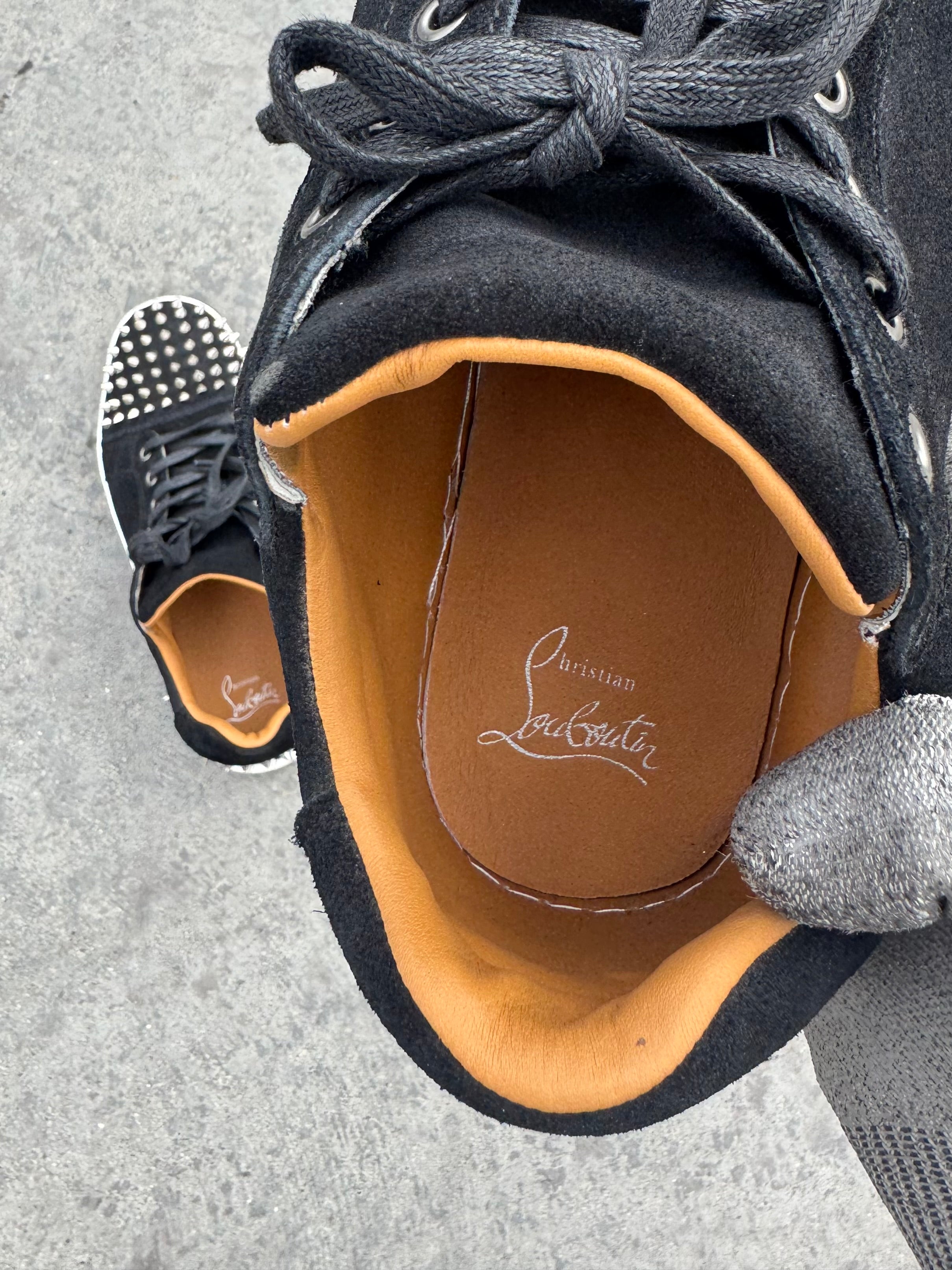 CHRISTIAN LOUBOUTIN BLACK SHOES