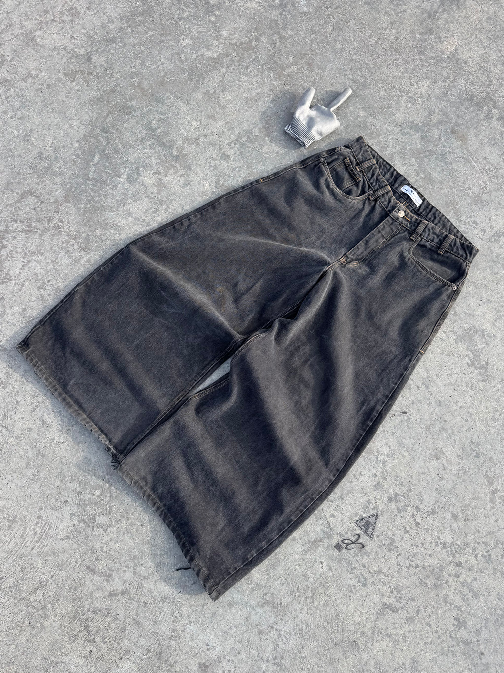 BOOT LEG BLACK DENIM PANT WASSTE