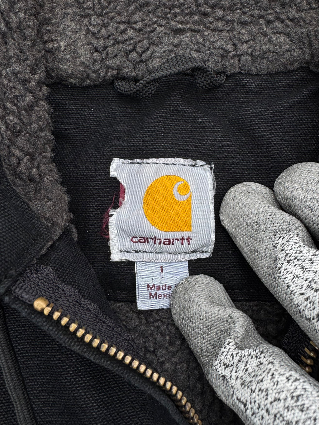 CARHARTT 1990s J141-BLK LINED WORK / BLACK ACTIVE JACKET