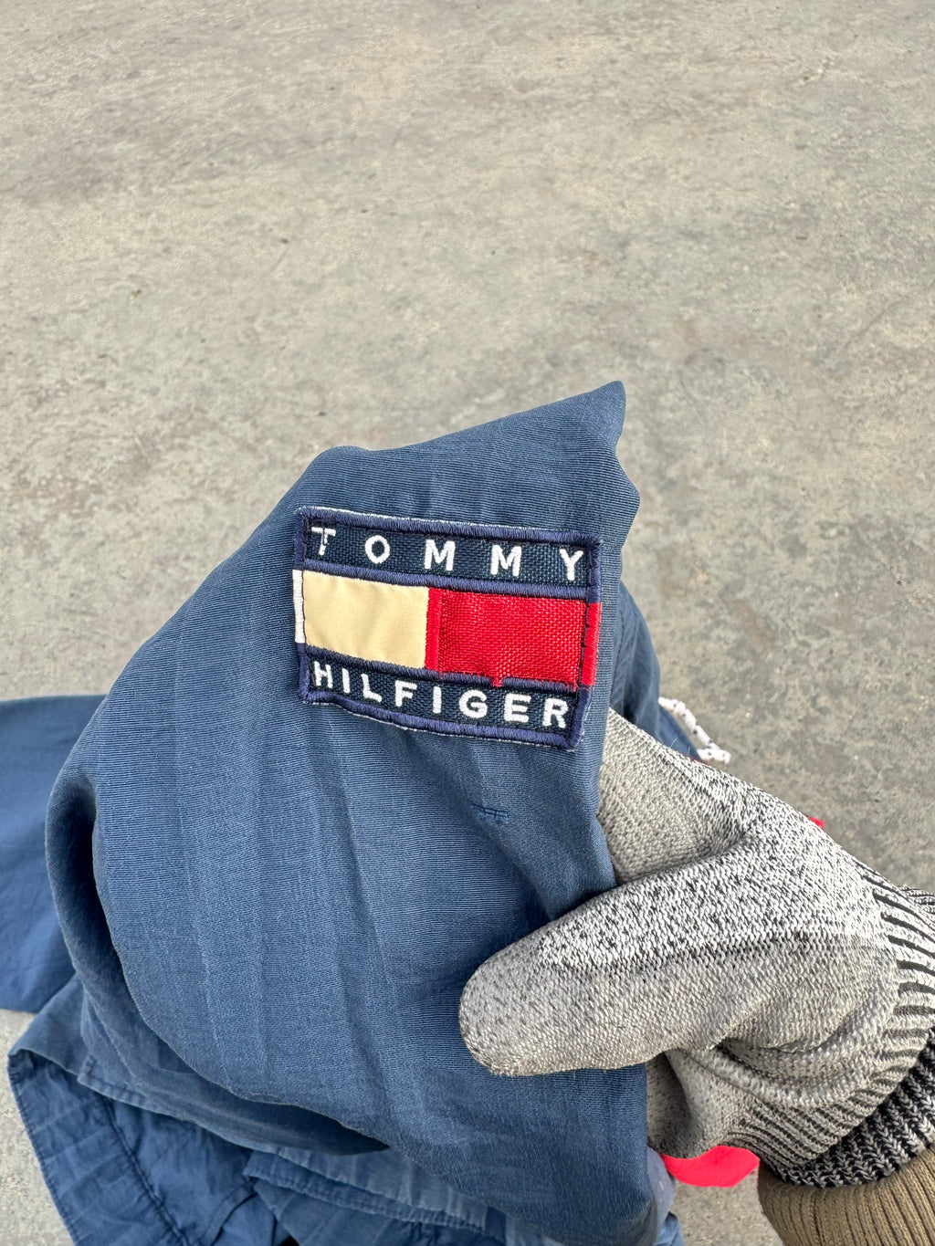 TOMMY HILFIGUER ZIP JACKET POCKET 90s VINTAGE