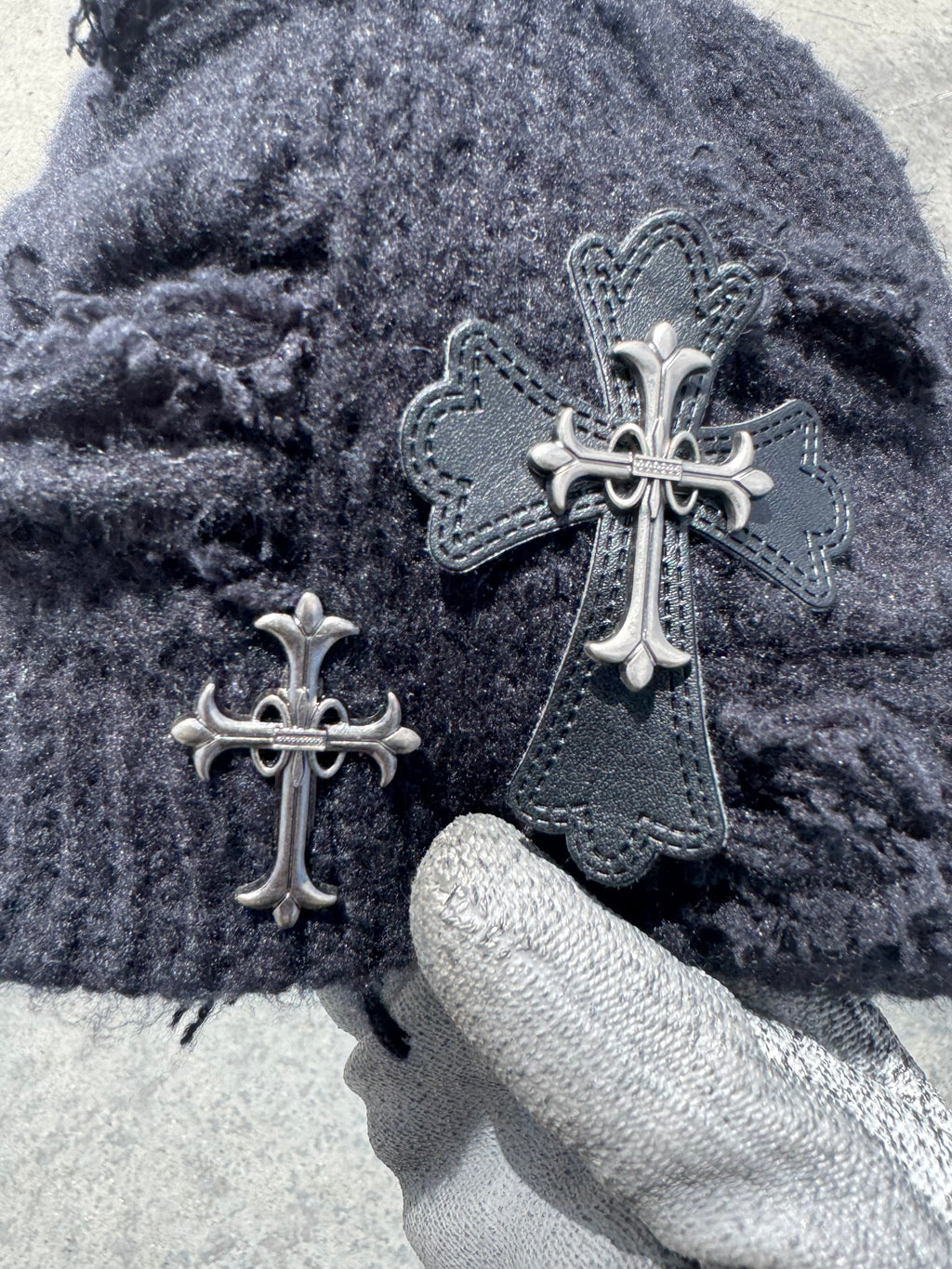 DISTRESSED BANNIE BLACK DOBLE CRUZ