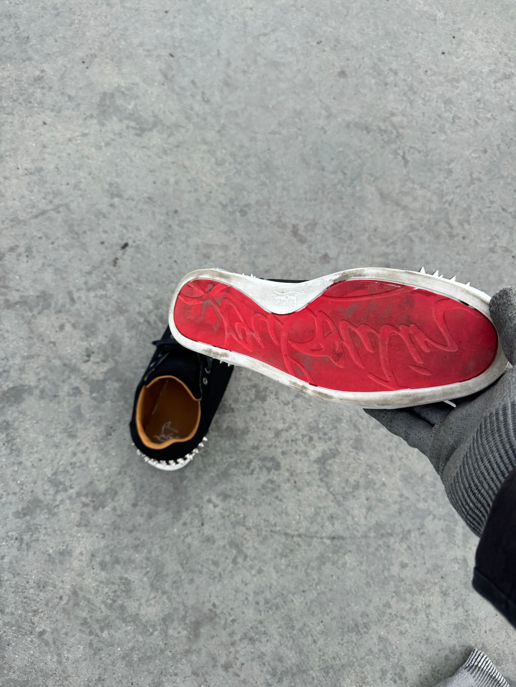 CHRISTIAN LOUBOUTIN BLACK SHOES