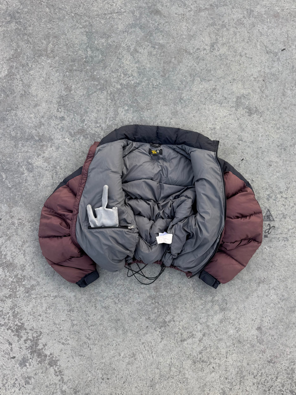 MOUNTAIN HARDWEAR DOWN PUFFER JACKET COFFE🪶