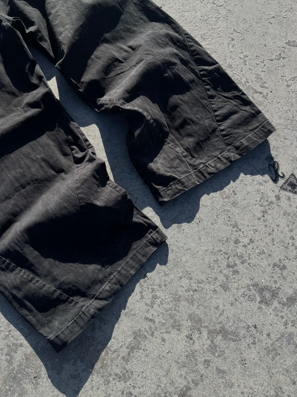 CARGO PANT BLACK ANCHO STYLE SK8