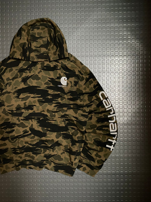 CARHARTT HOODIE CAMO EXCLUSIVE PIECE