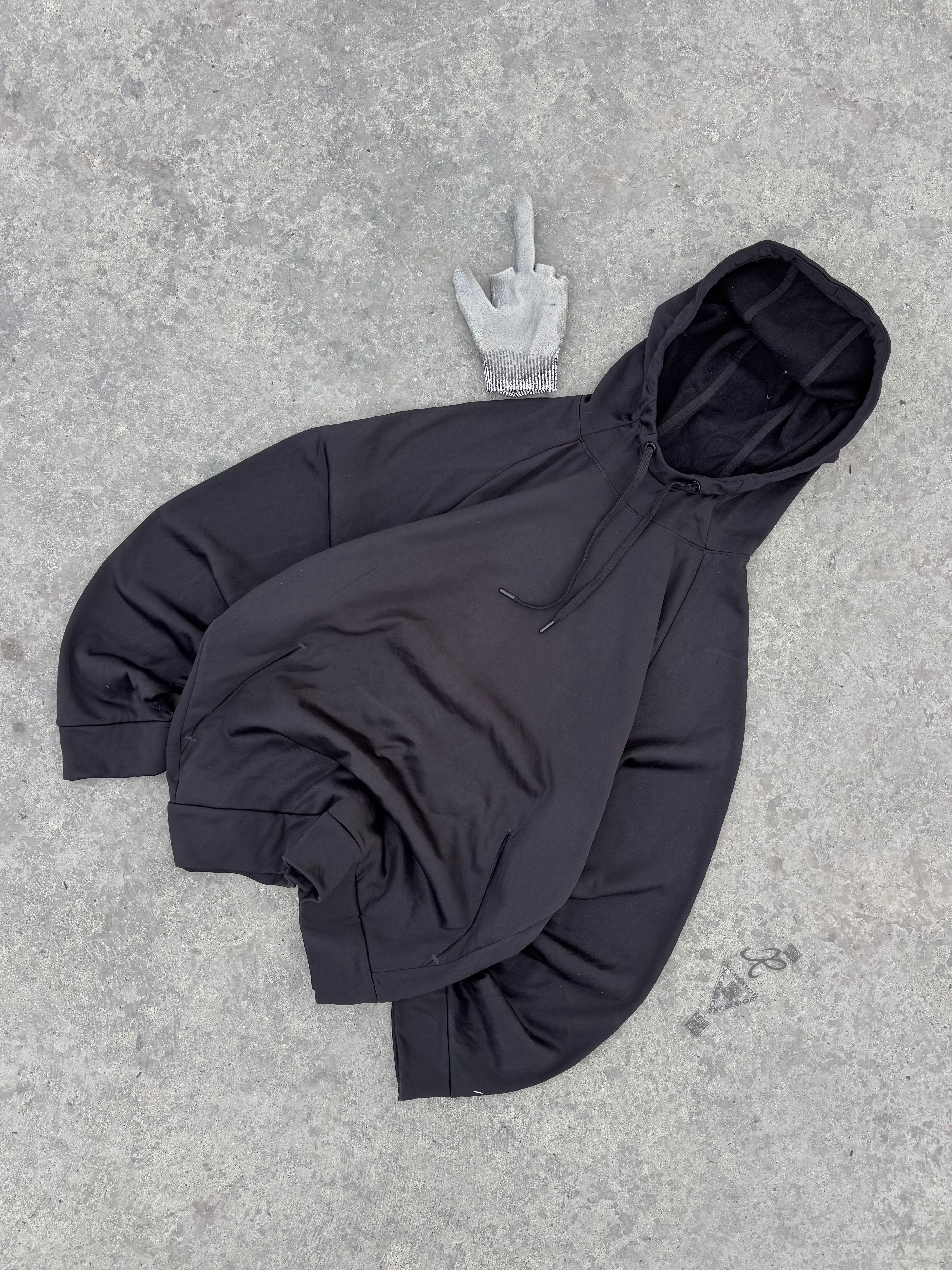 BLACK HOODIE “DRIPOWER 360”RUSSELL LEGIT