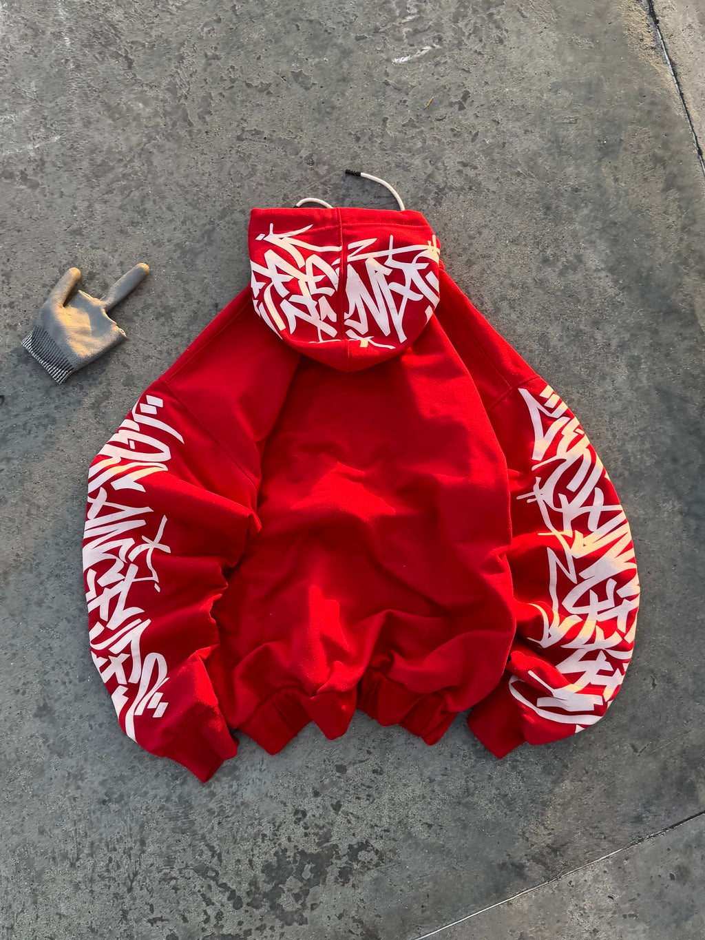 ZIPPER HOODIE BOX LOGO TAGS