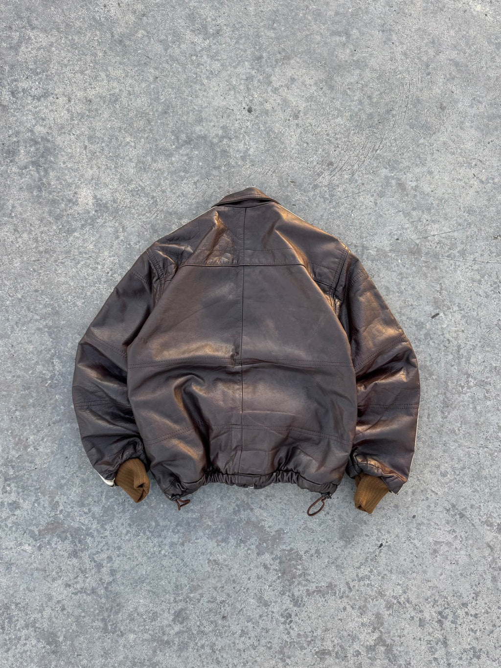 RARE CHEVIGNON JACKET 100% CUERO AUTÉNTICO