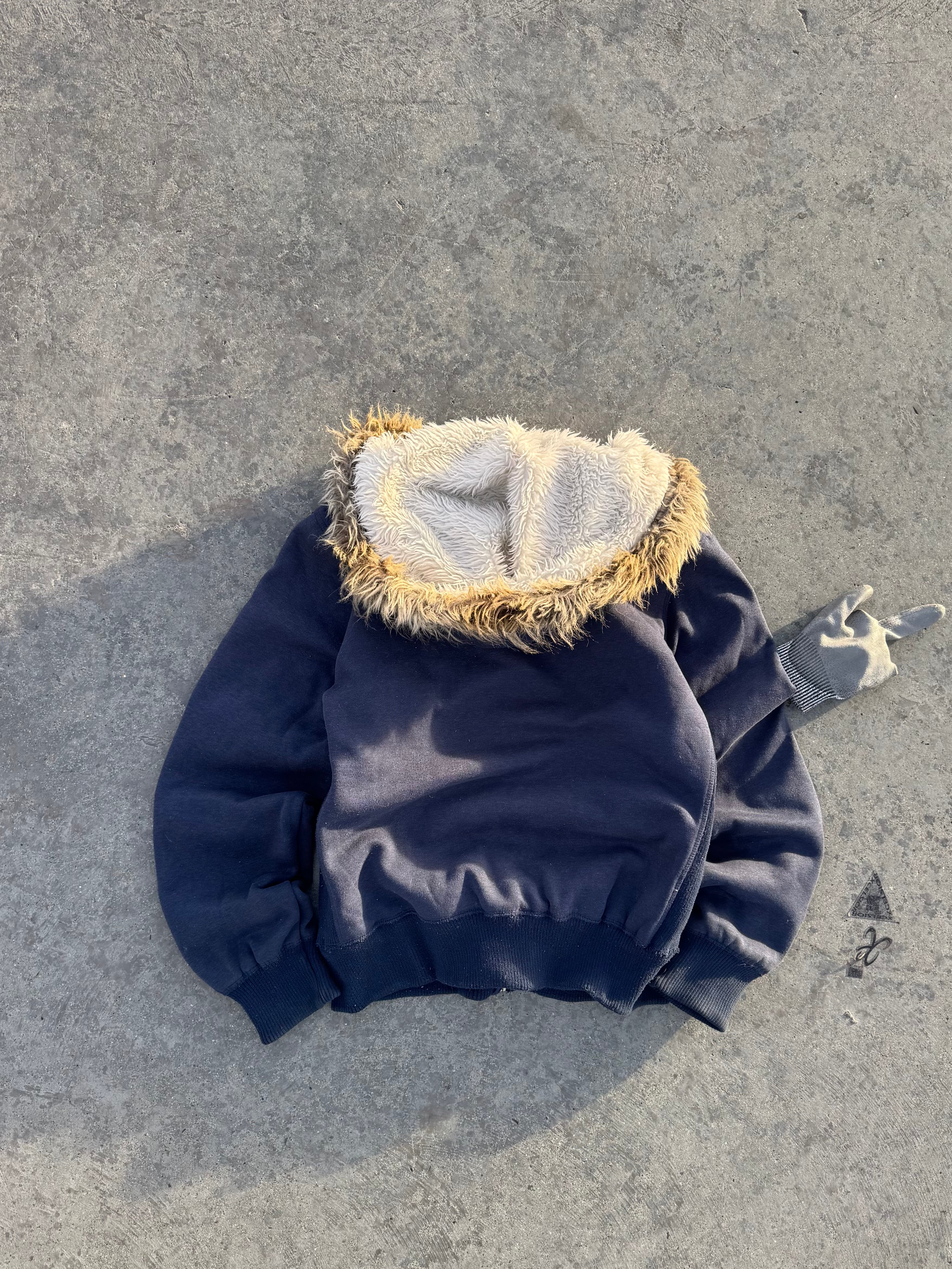 BLUE ABERCROMBIE MINI BOX LOGO