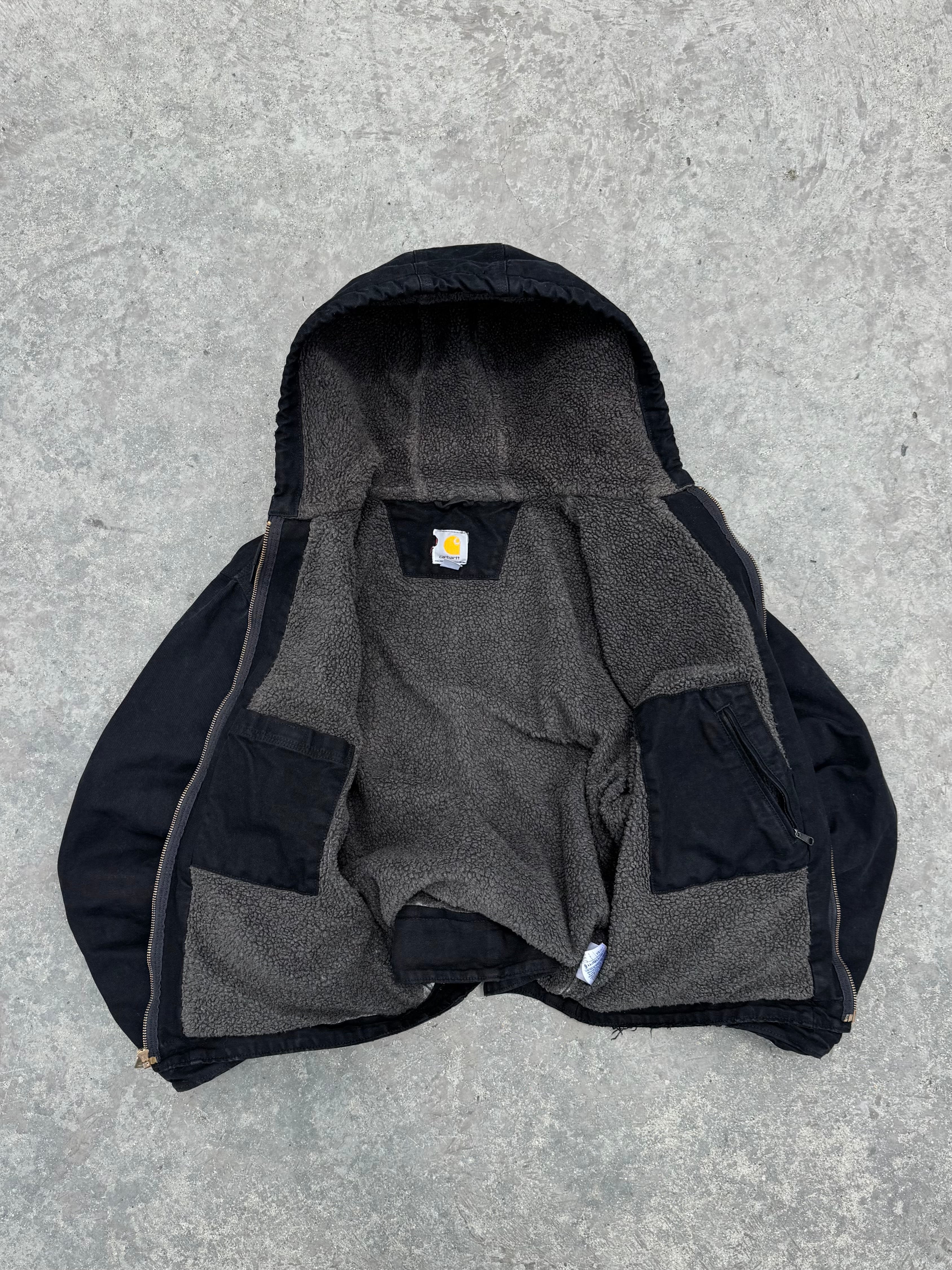 CARHARTT 1990s J141-BLK LINED WORK / BLACK ACTIVE JACKET
