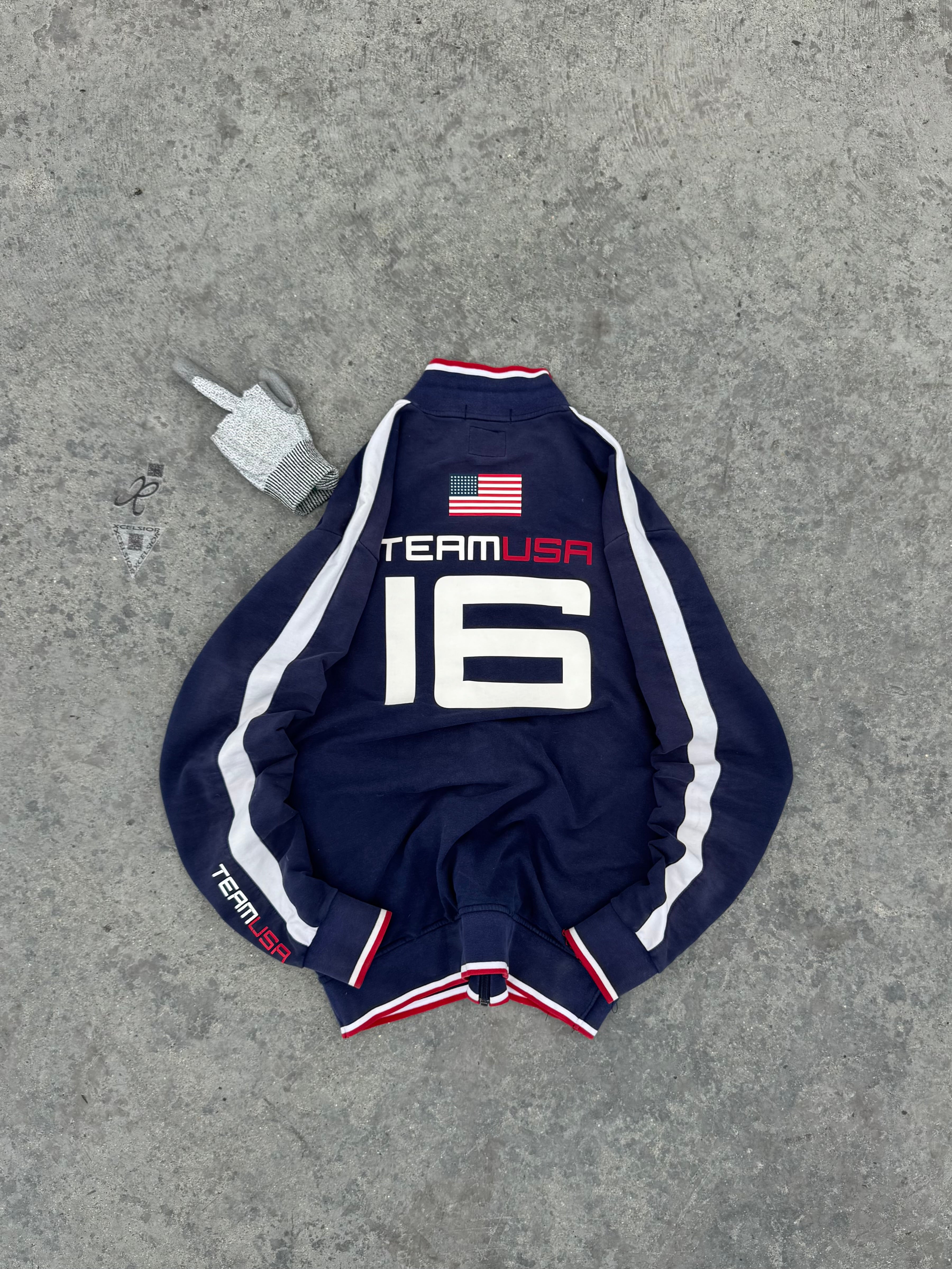 FULL ZIP POLO RALPH LAUREN TEAM USA JUEGOS OLÍMPICOS DE RIO 2016