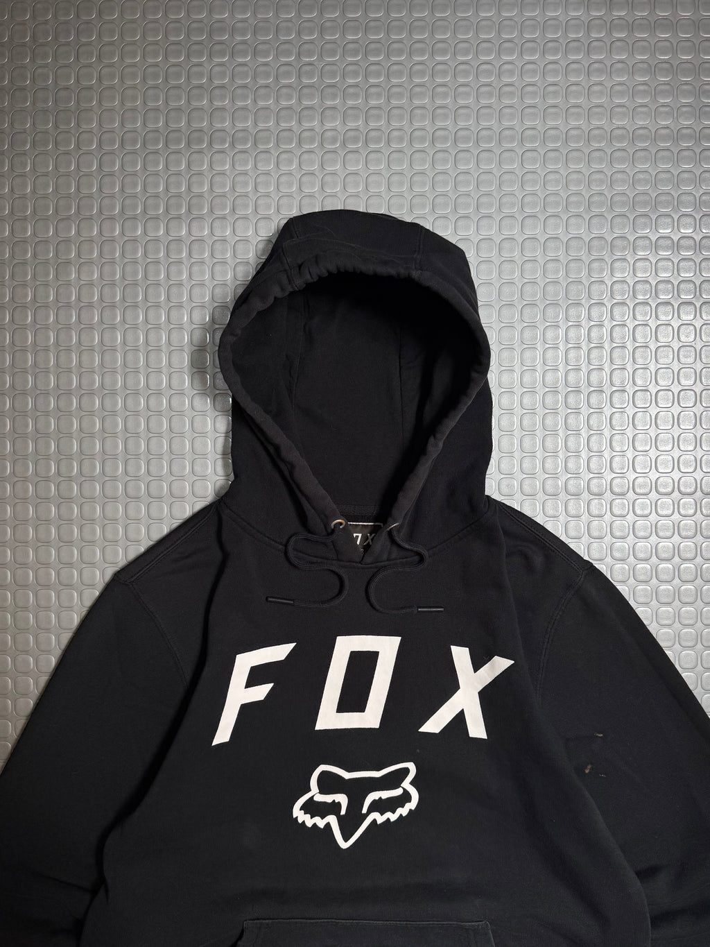 HOODIE BIG FLAG FOX 100% COTTON