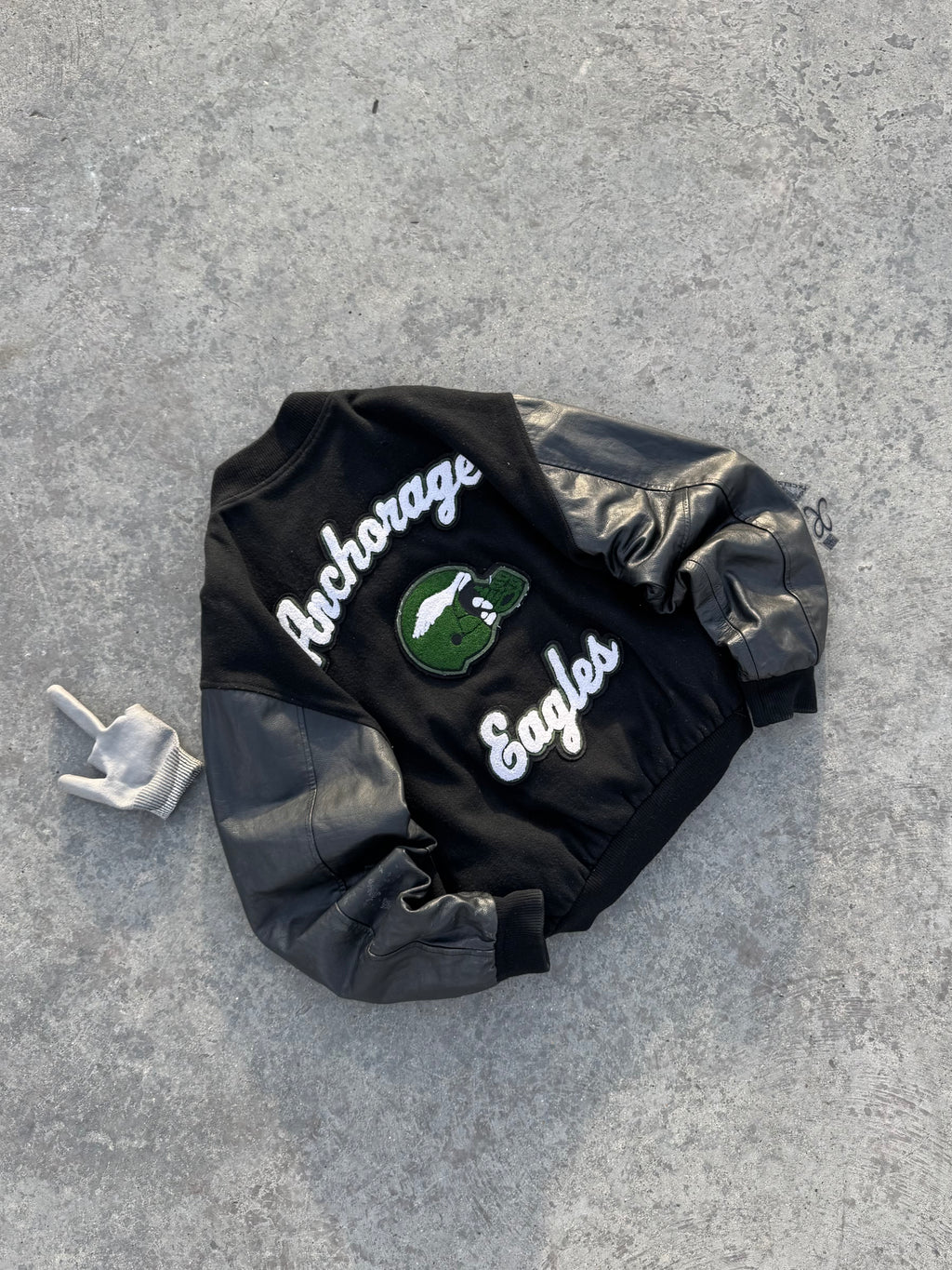 VARSITY JACKET EAGLES BOX LOGO EXCLUSIVE RARE PIECE