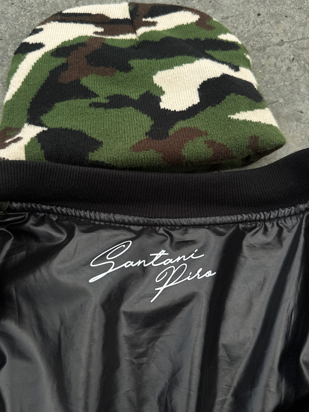PUFFER JACKET CAMO BOXY SANTANI PIRO EXCLUSIVE COLLECTION