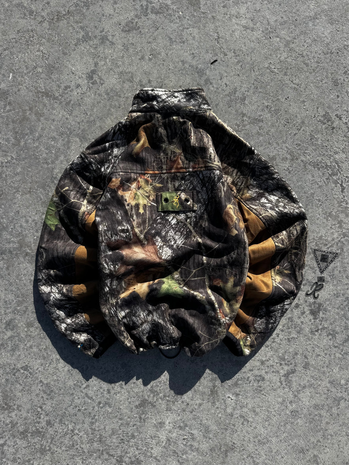 REALTREE FLACE DOBLE ZIP JACKET BROWNING AUTHENTIC