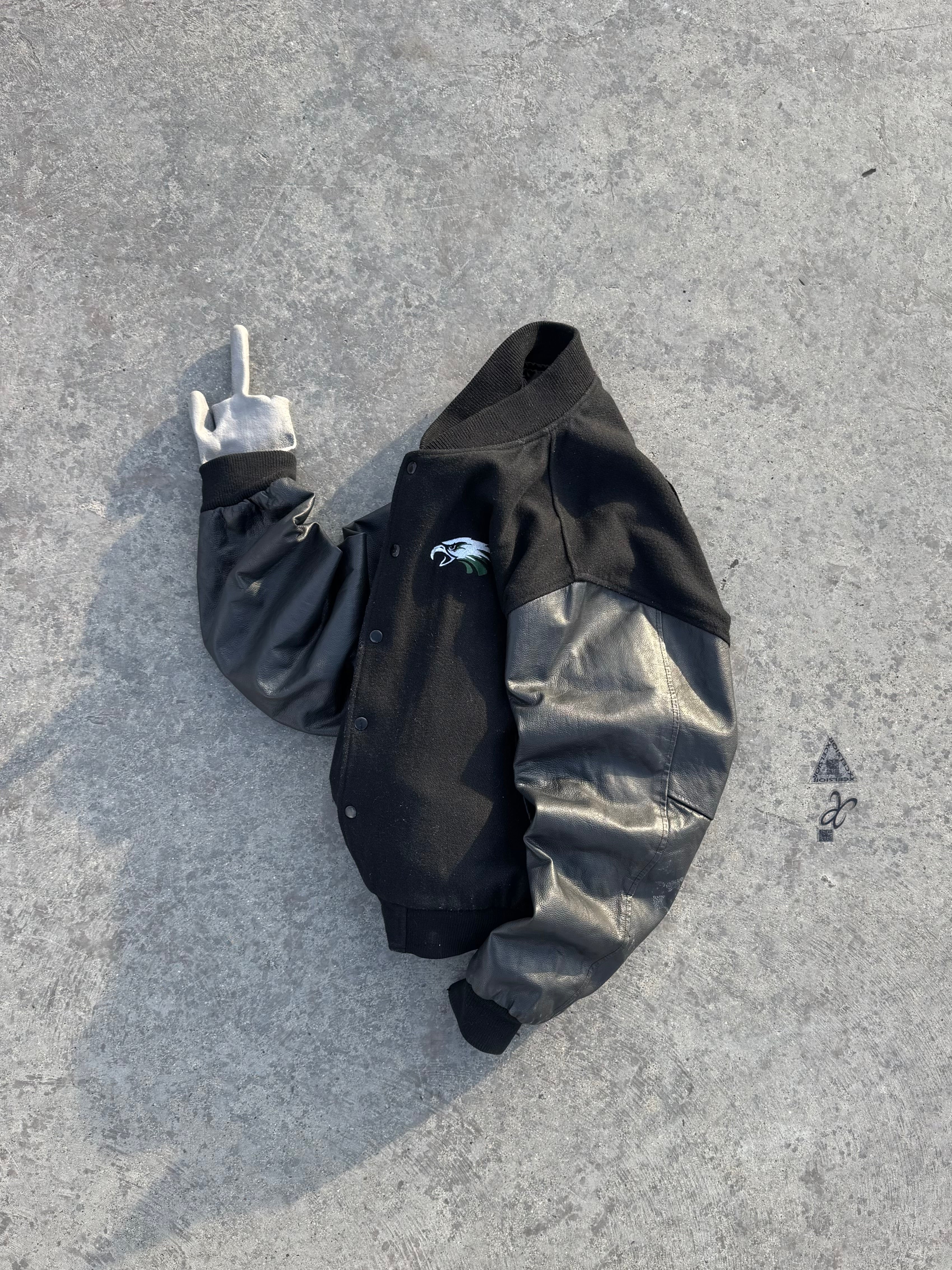 VARSITY JACKET EAGLES BOX LOGO EXCLUSIVE RARE PIECE