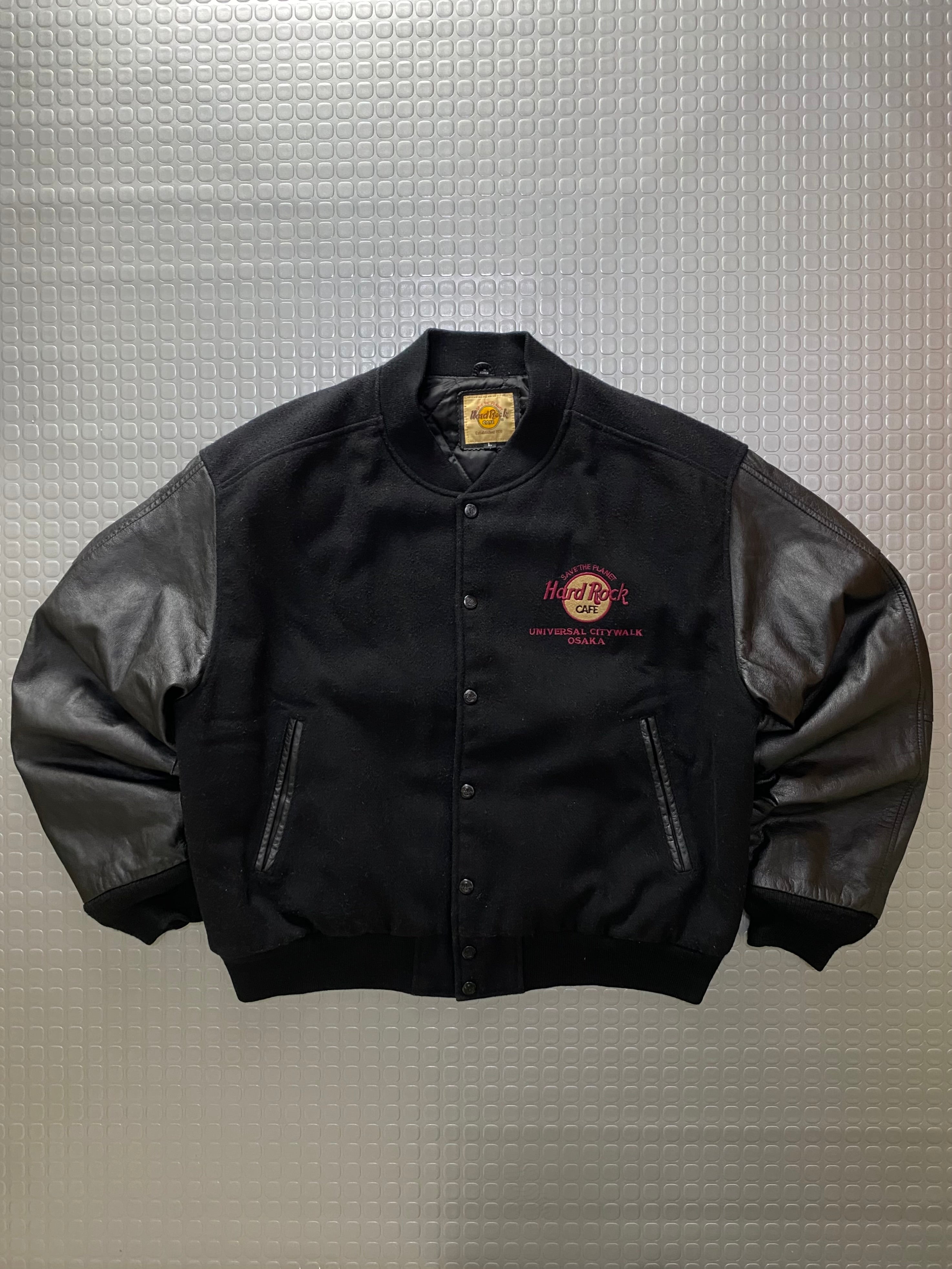 VARSITY JACKET HARD ROCK CAFE 100% OG CITYWALK OSAKA MADE IN KOREA