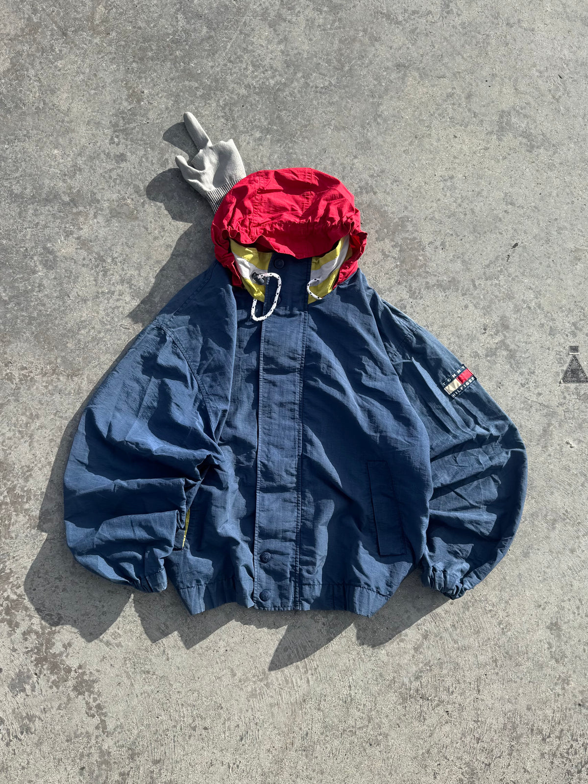 TOMMY HILFIGUER ZIP JACKET POCKET 90s VINTAGE