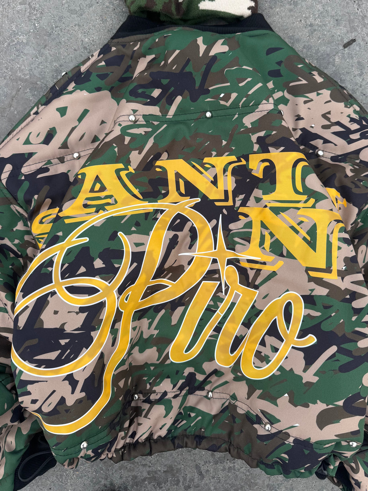 PUFFER JACKET CAMO BOXY SANTANI PIRO EXCLUSIVE COLLECTION