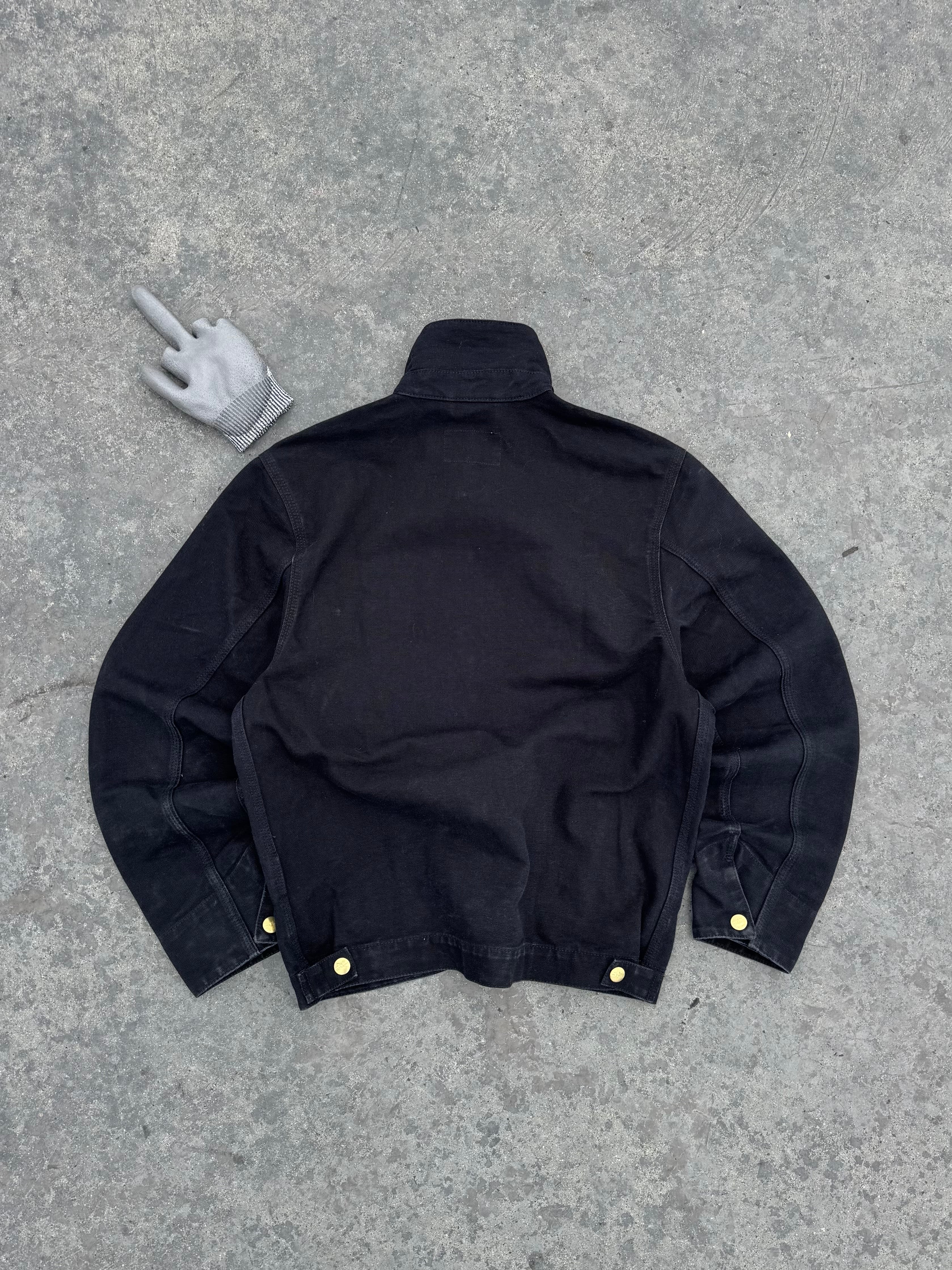 CARHARTT WIP DETROIT JACKET BLACK WORK WEAR
