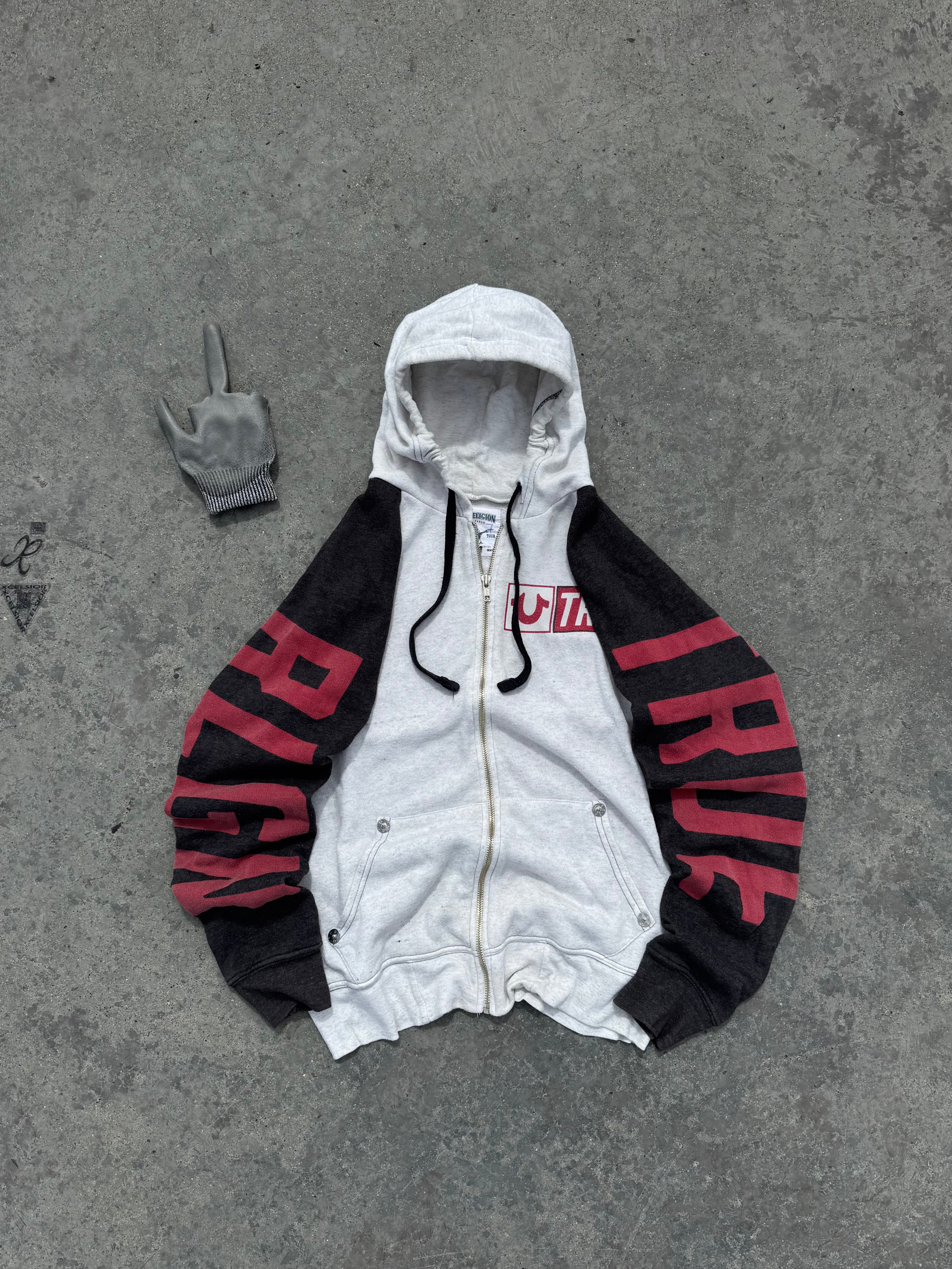 TRUE RELIGIÓN OG ZIPPER RARE BOX LOGO MANGAS