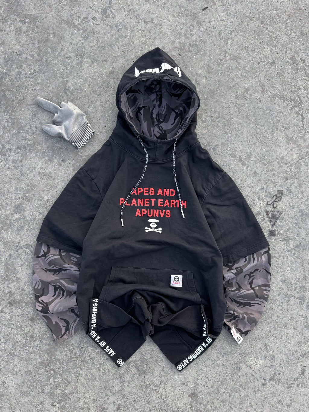 HOODIE CAMUBUSO  “A BATHING APE”
