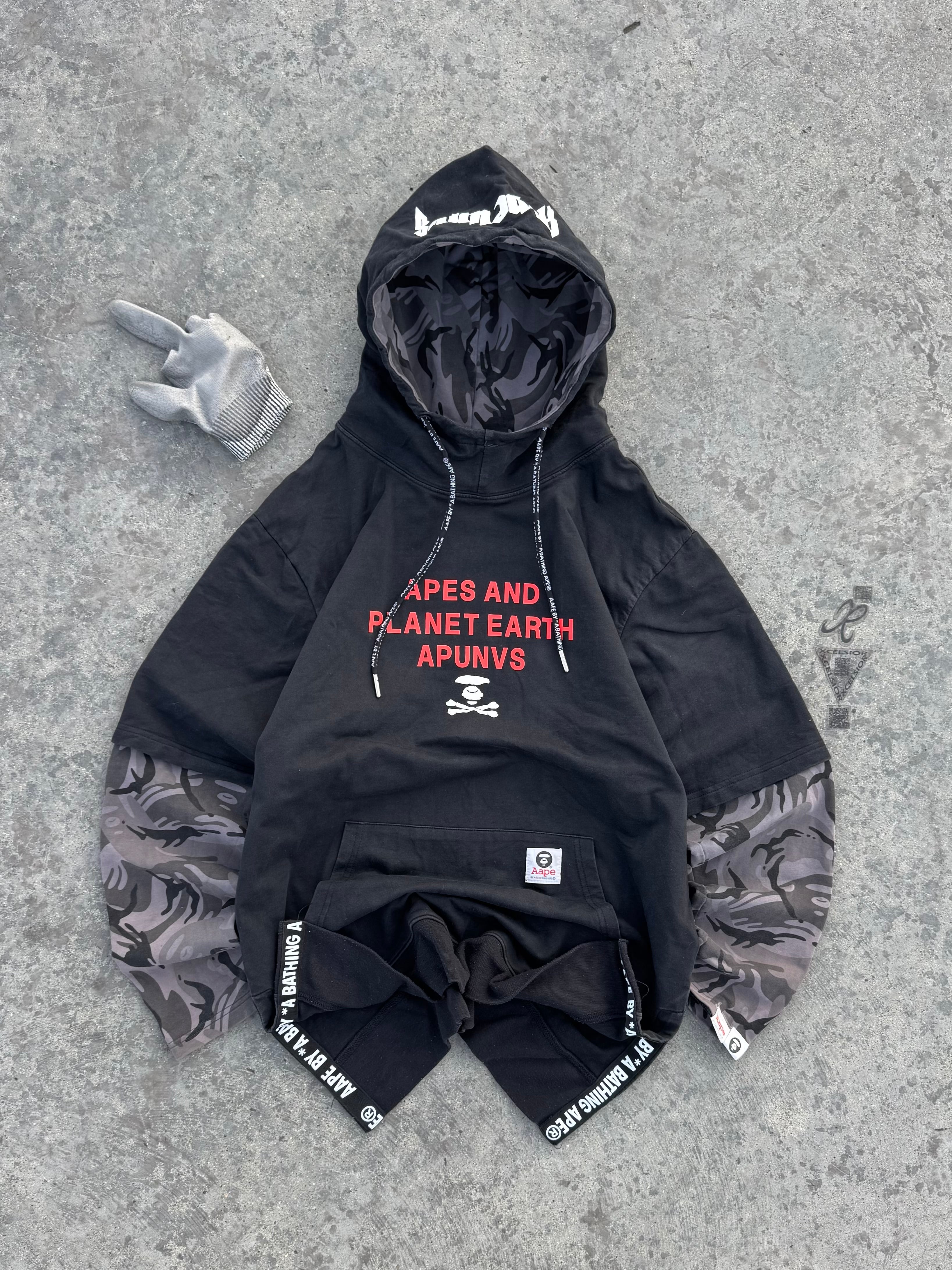 HOODIE CAMUBUSO  “A BATHING APE”