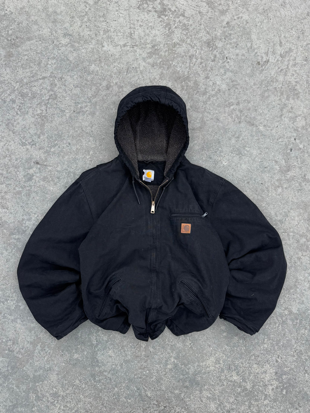 CARHARTT 1990s J141-BLK LINED WORK / BLACK ACTIVE JACKET