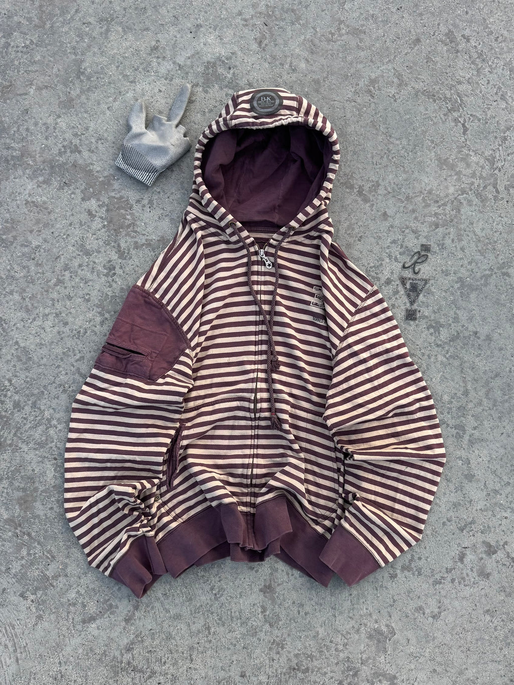 RARE ZIPPER BORNED IN LONDON B.KUL Y2k