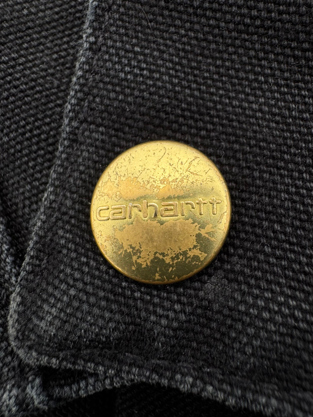 CARHARTT WIP DETROIT JACKET BLACK WORK WEAR